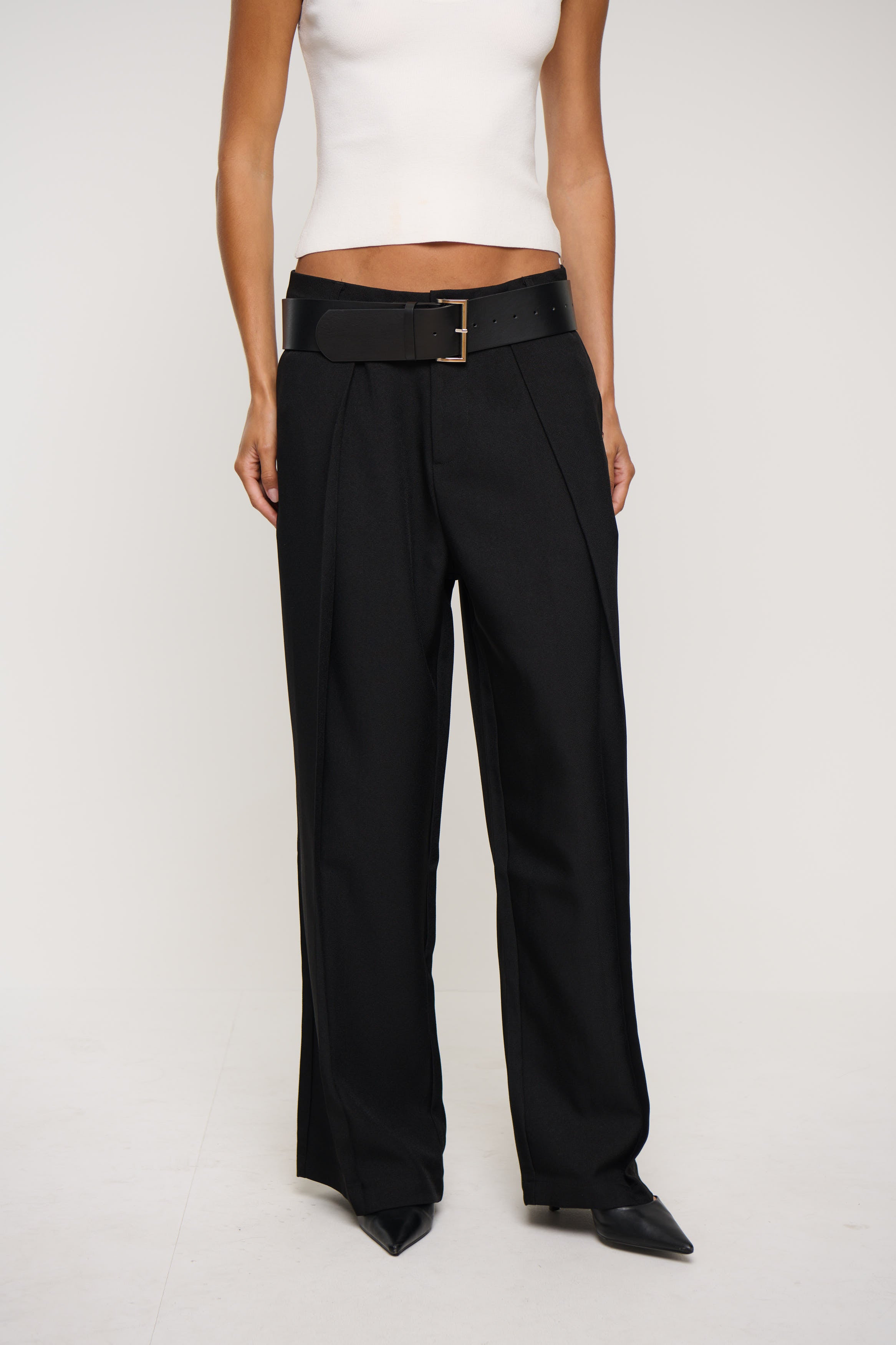 Unisex Josh Baggy Pant Black