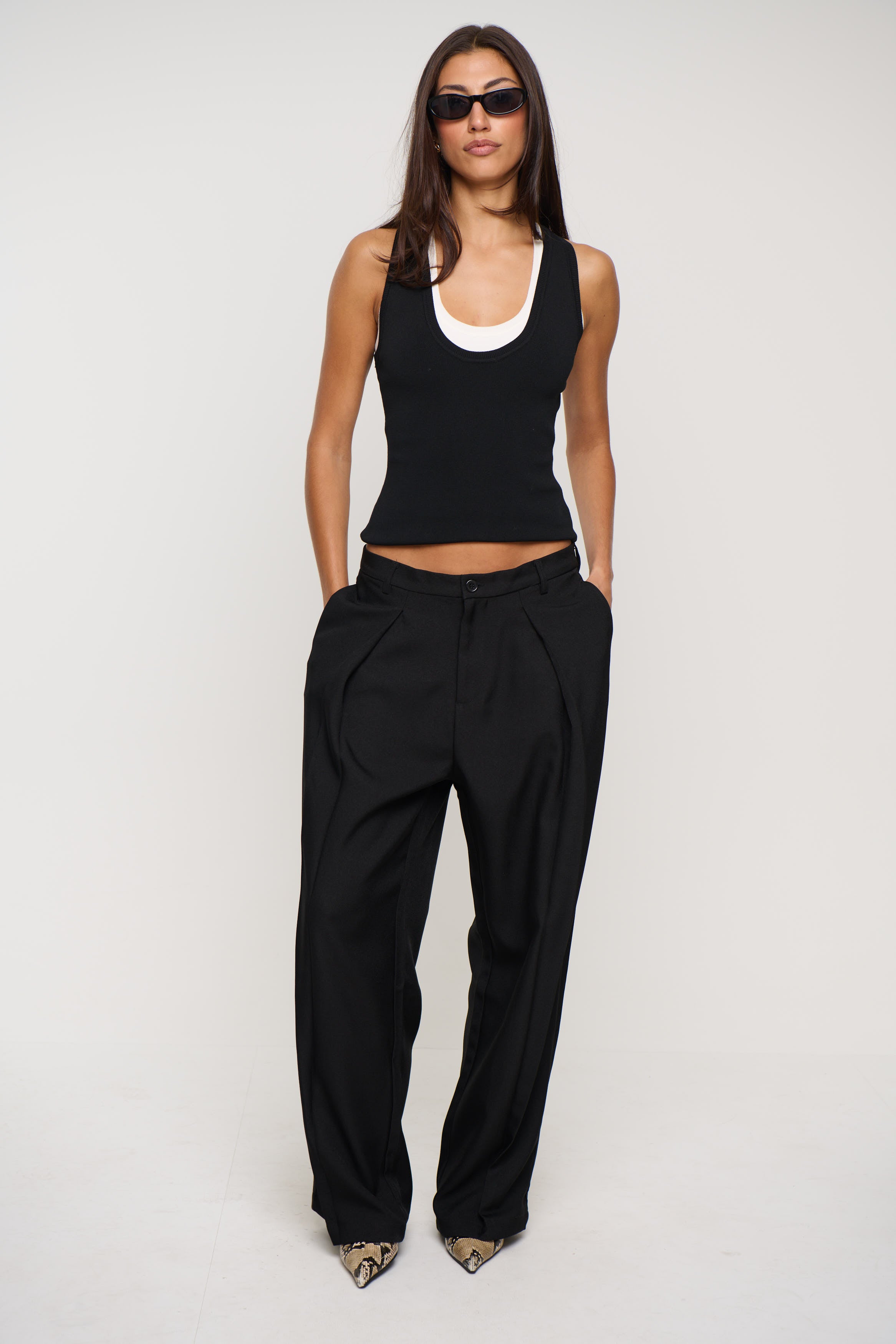 Adana Tank Top Black