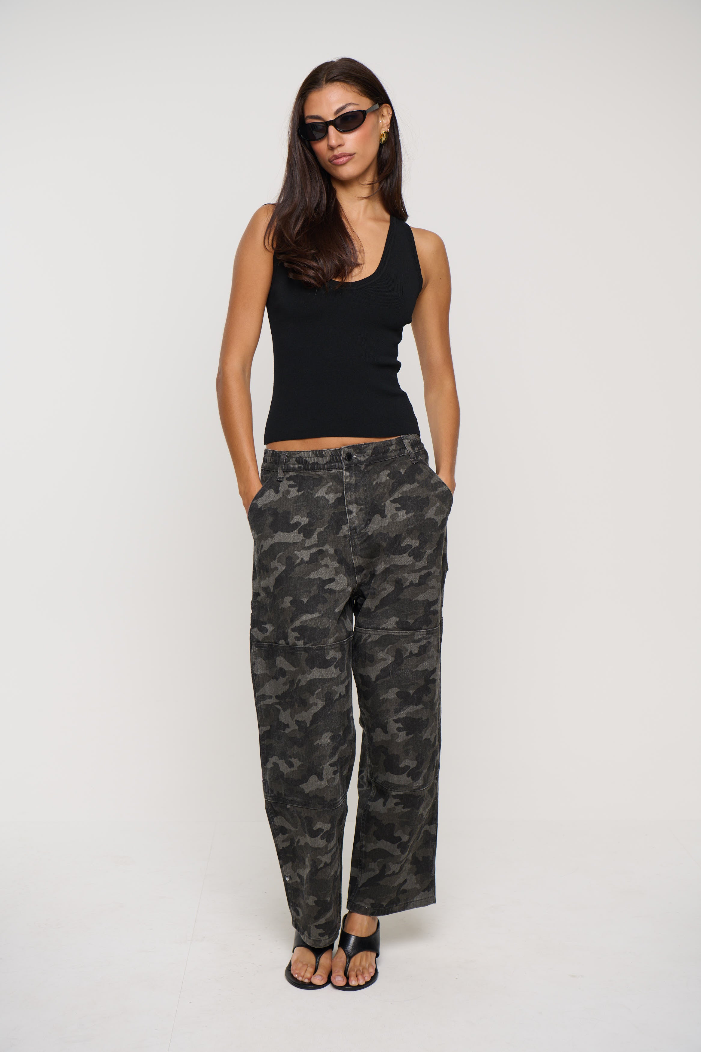 Unisex Cotton Drill Pant Camo