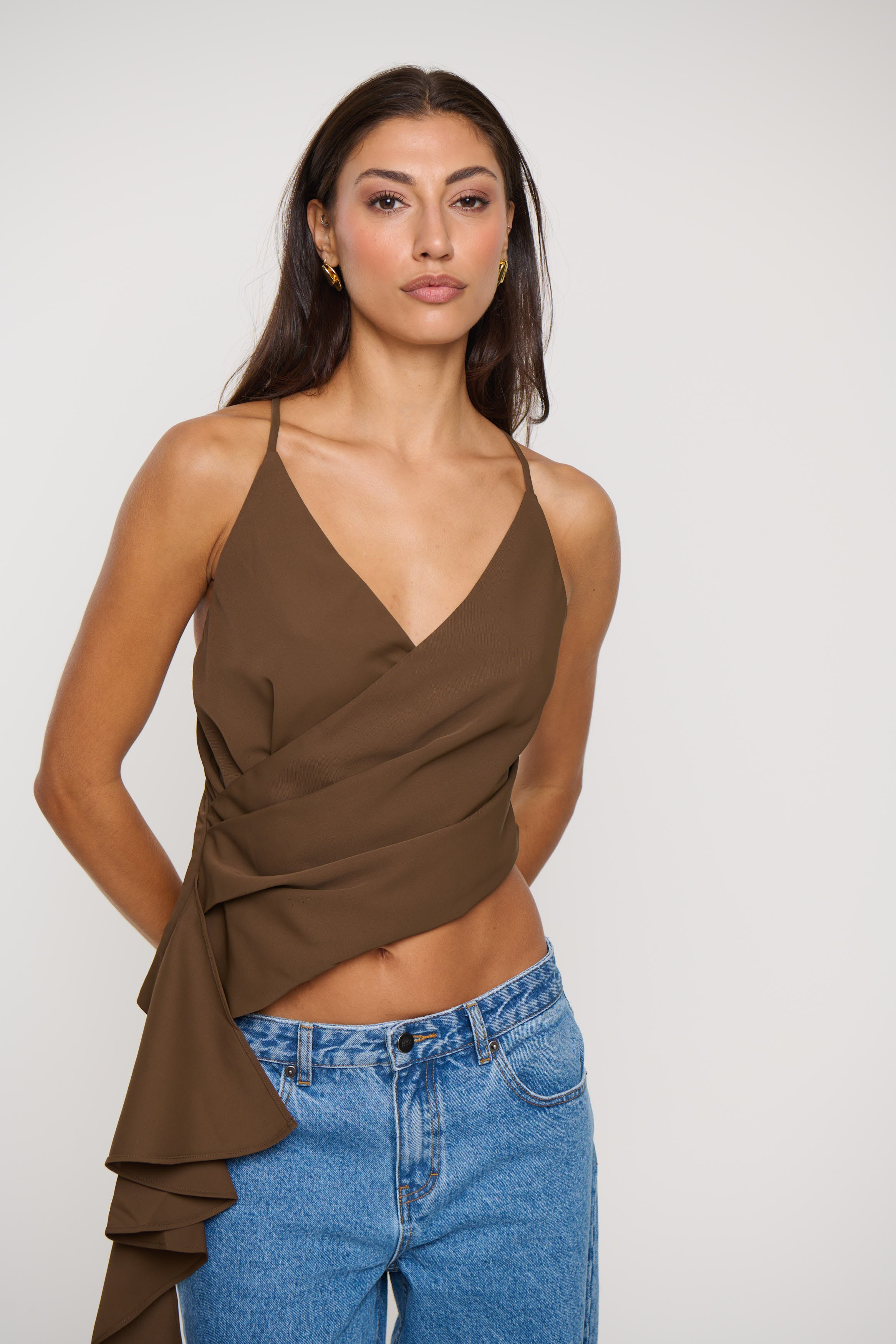Hyde Asymmetric Top Chocolate
