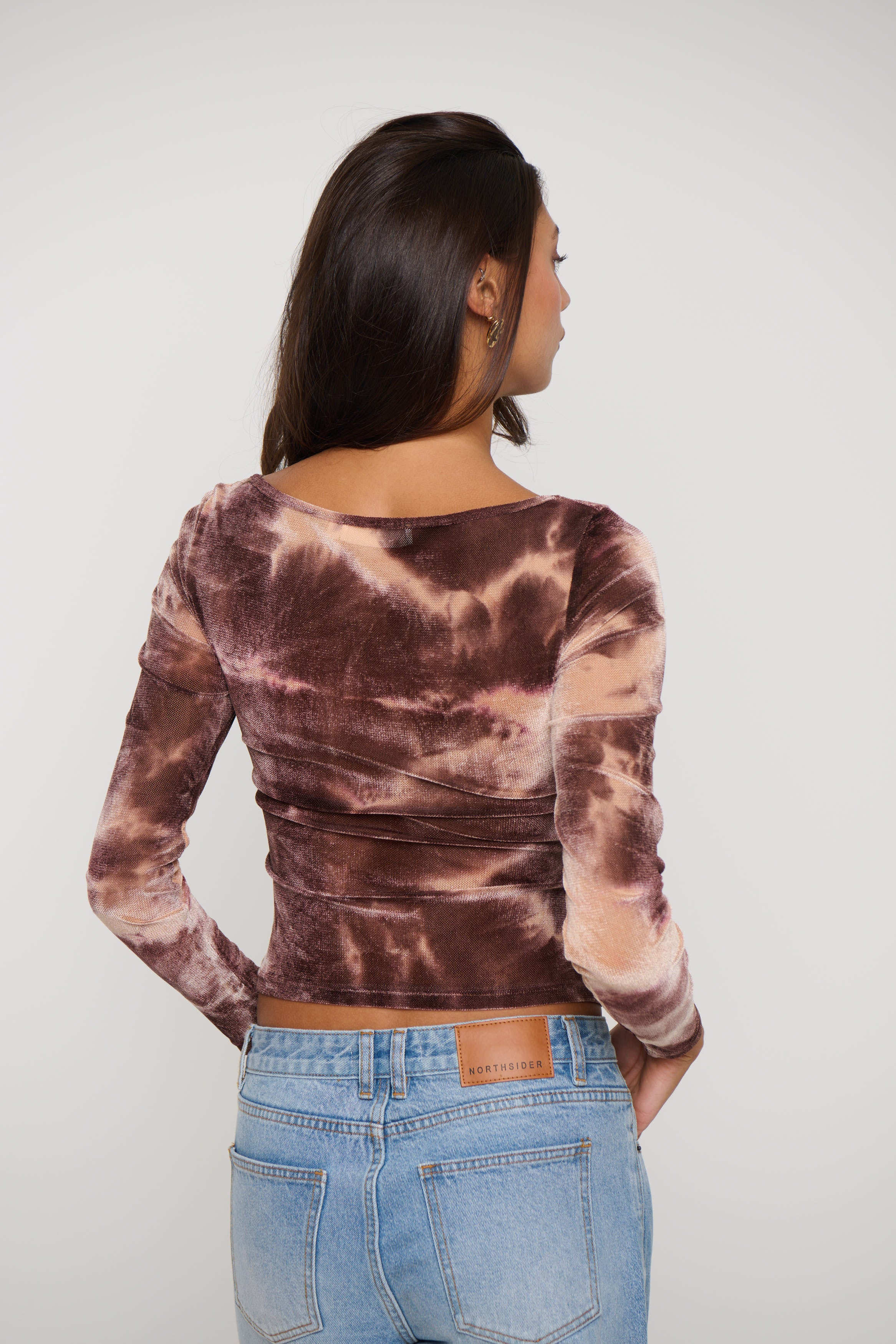Peta Long Sleeve Chocolate