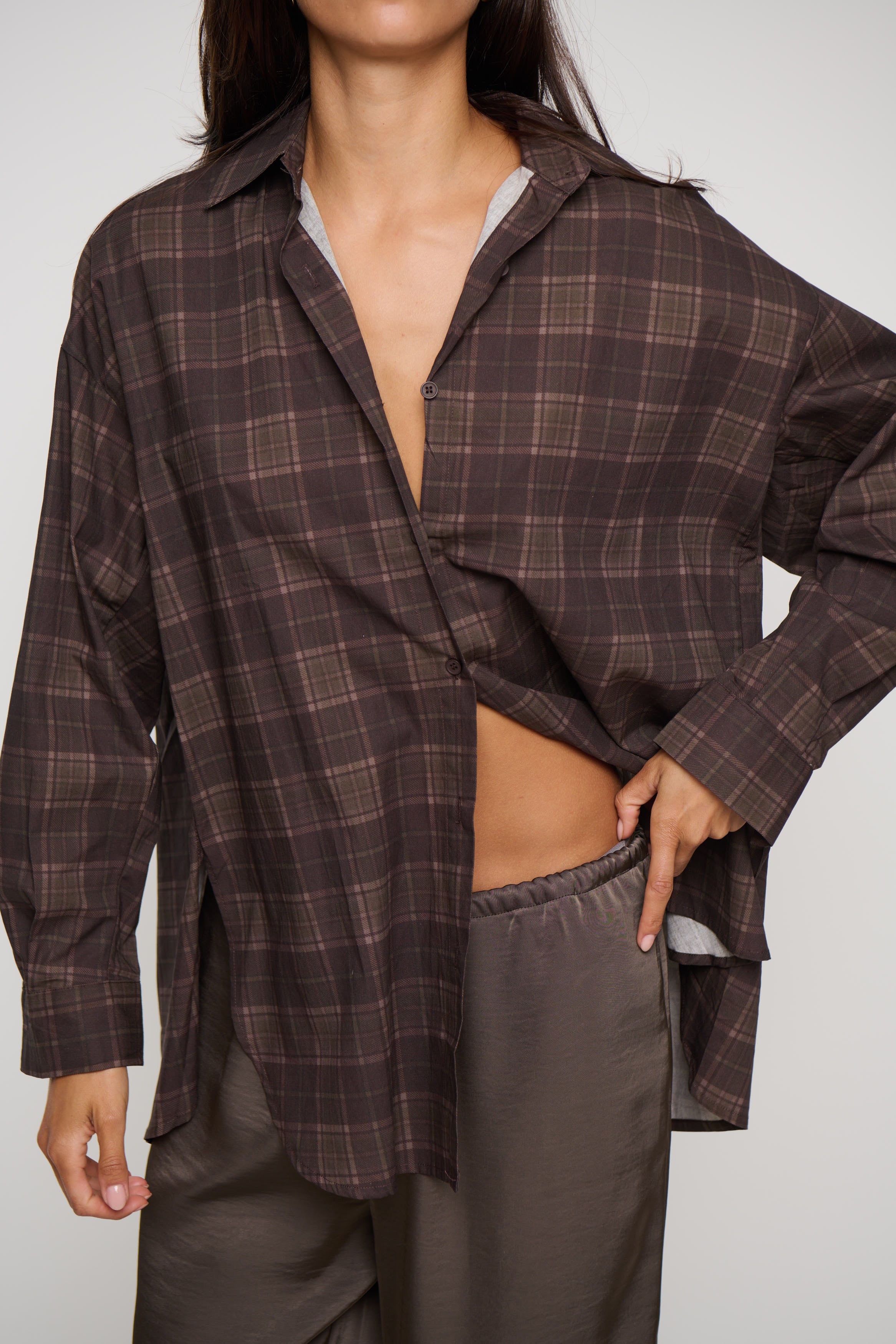 Zaria Shirt Dark Grey