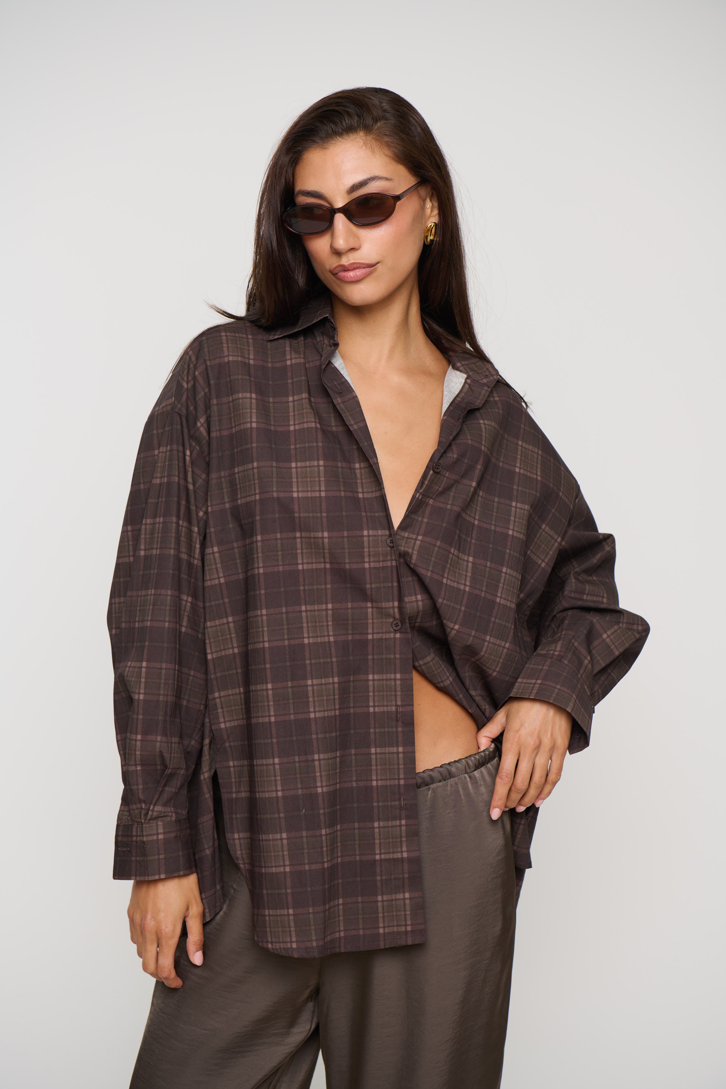 Zaria Shirt Dark Grey