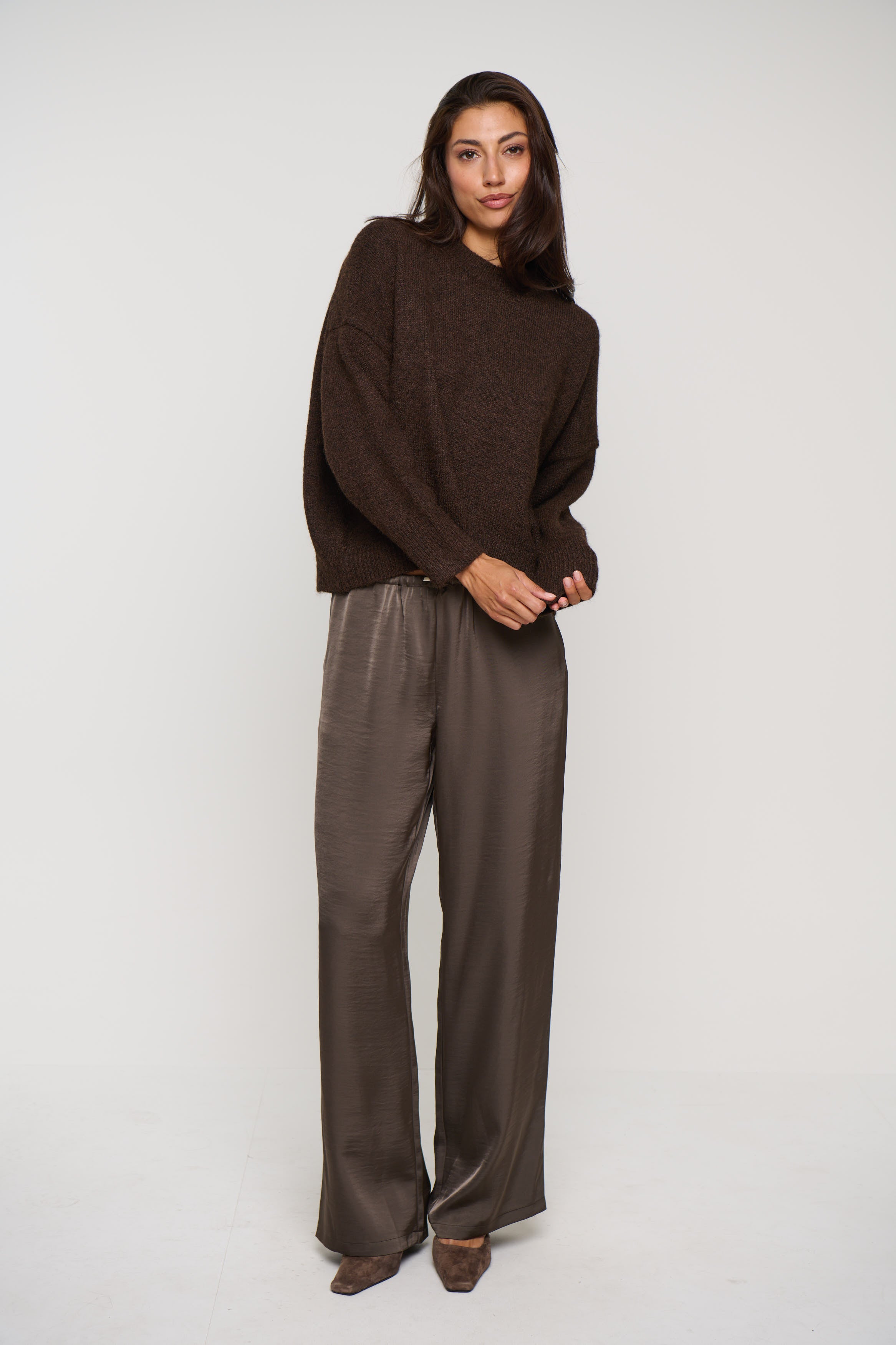 Tama Knit Jumper Chocolate