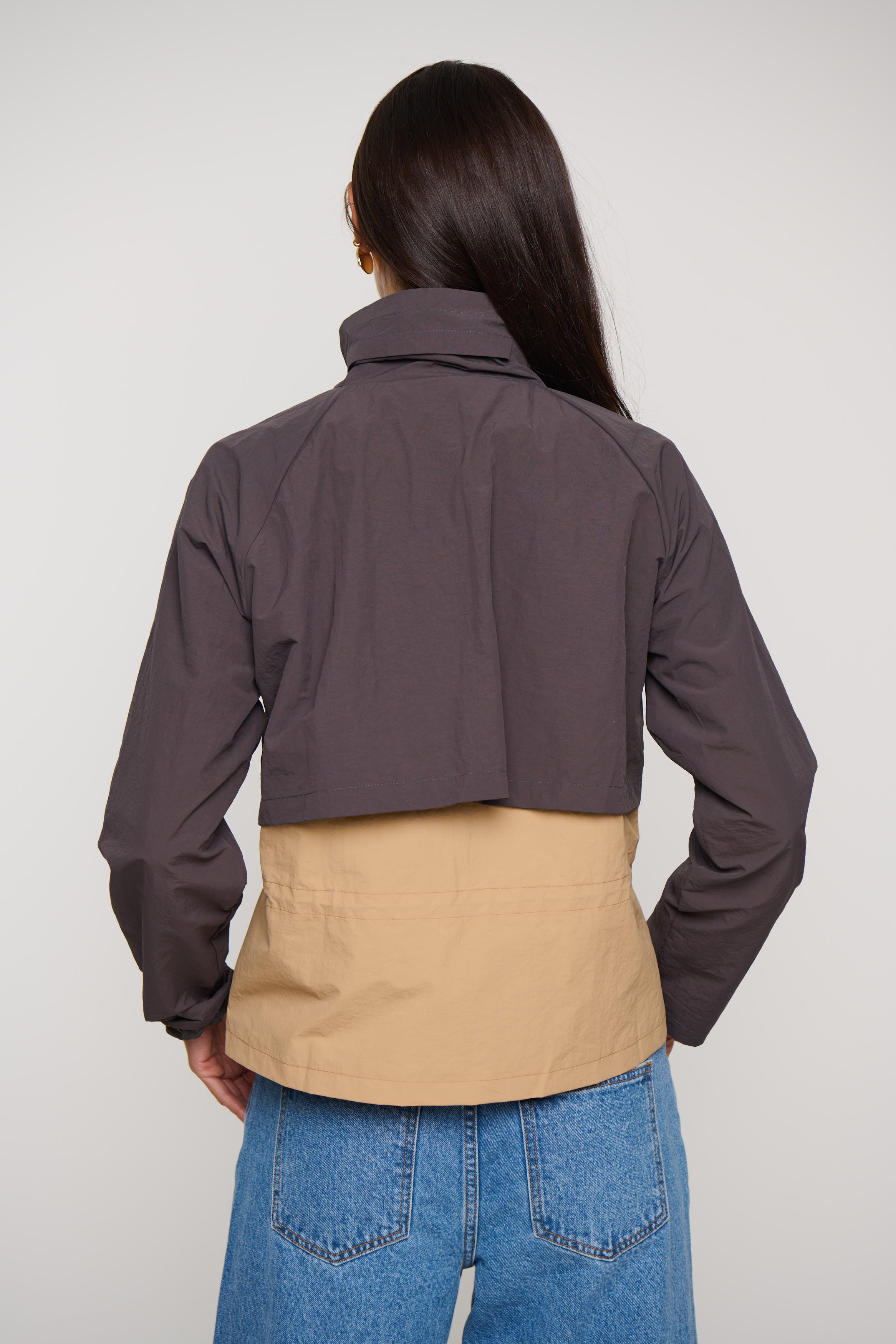 Neisha Windbreaker Dark Grey