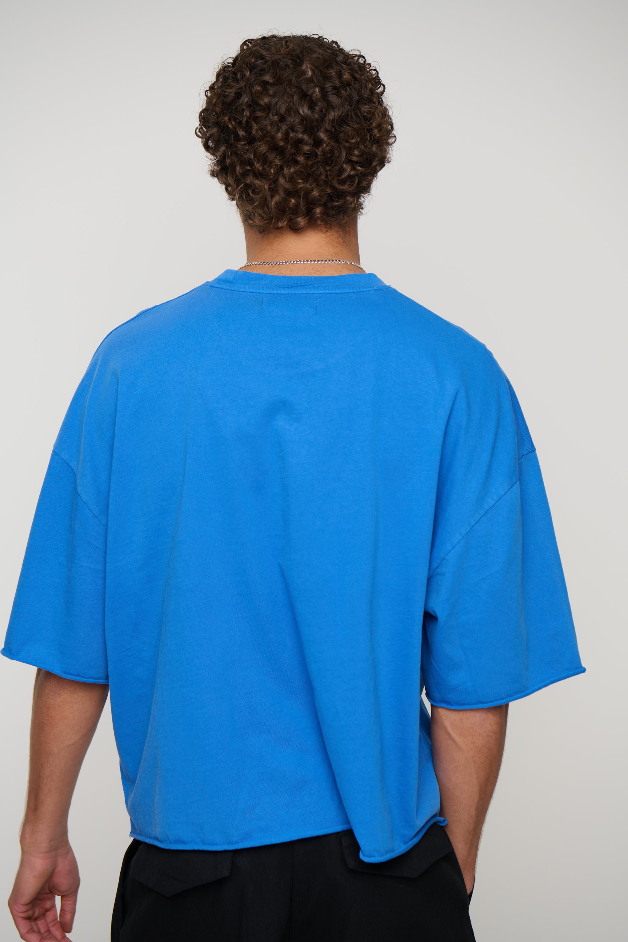Raw 200G Cotton Box Tee Royal