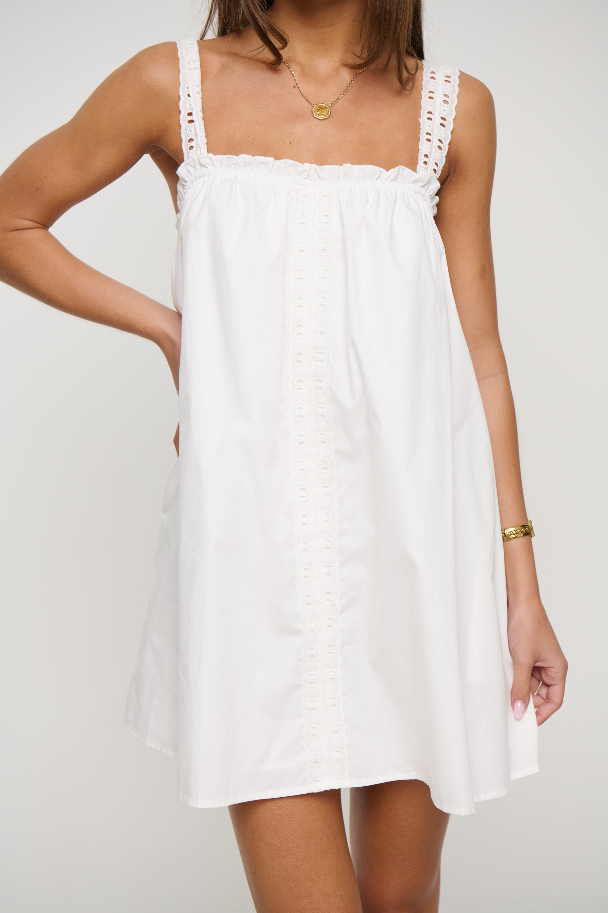 Ruena Mini Dress White
