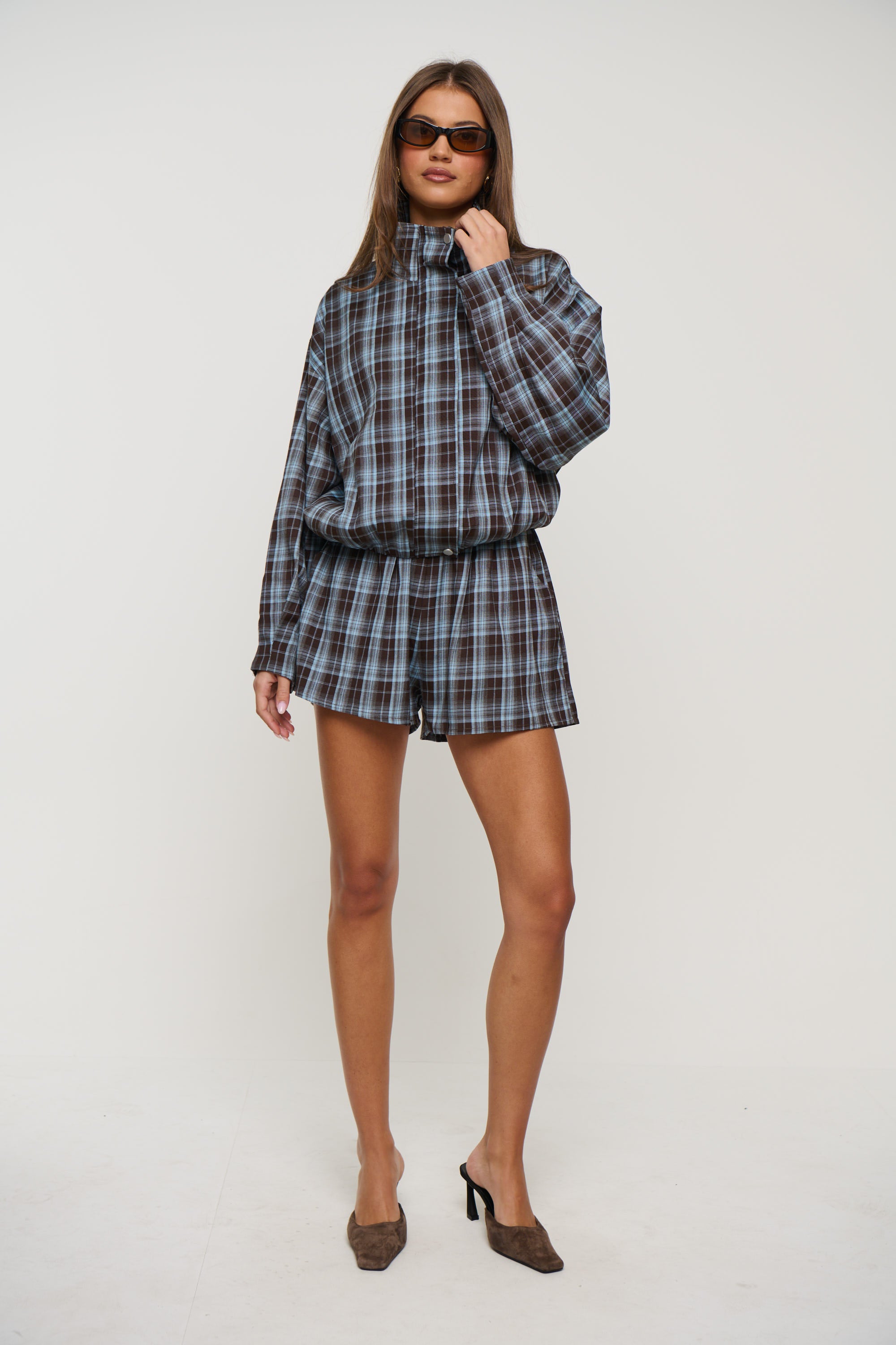 Elena Set Plaid