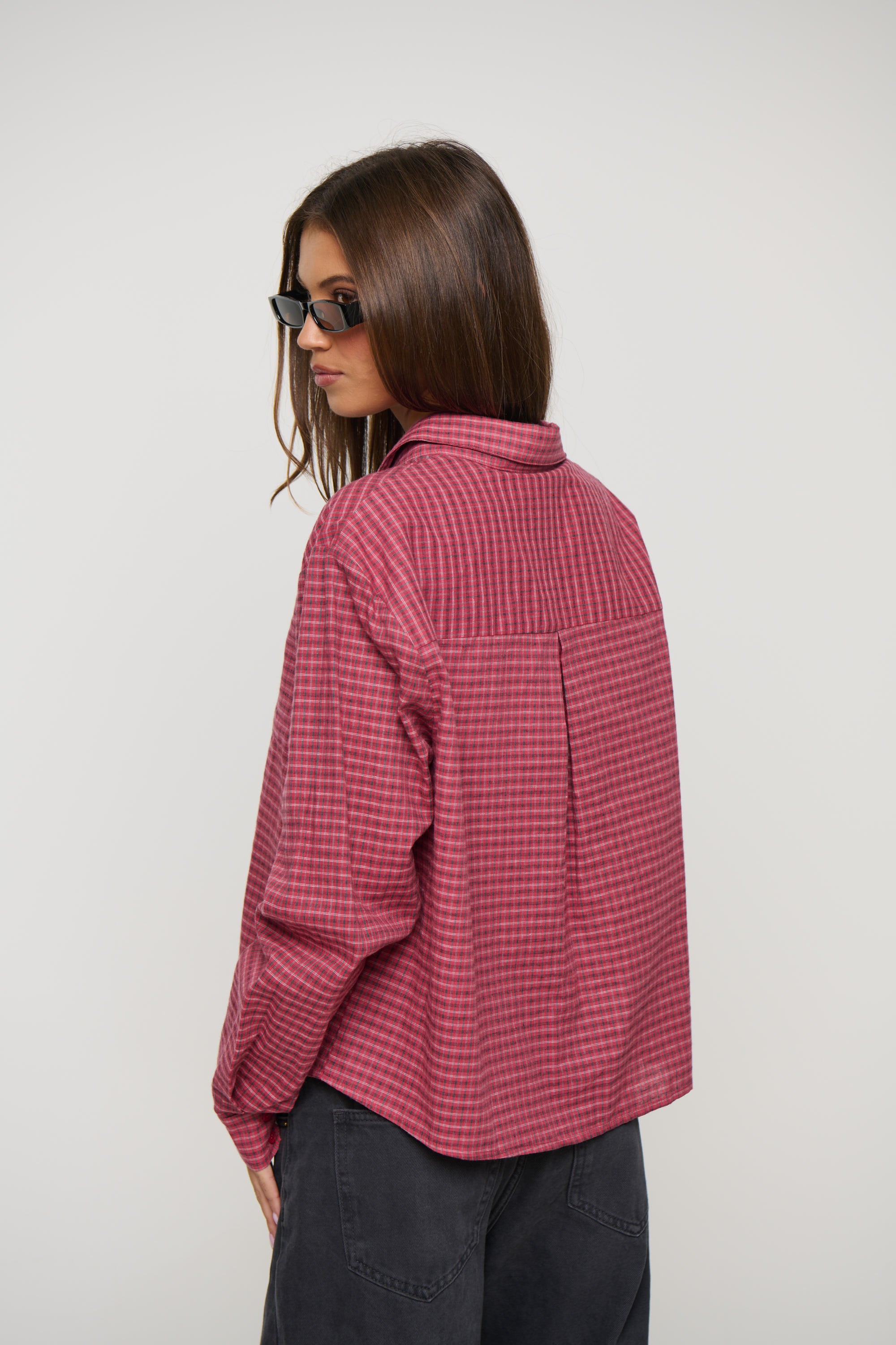 Untamed Shirt Crimson Plaid