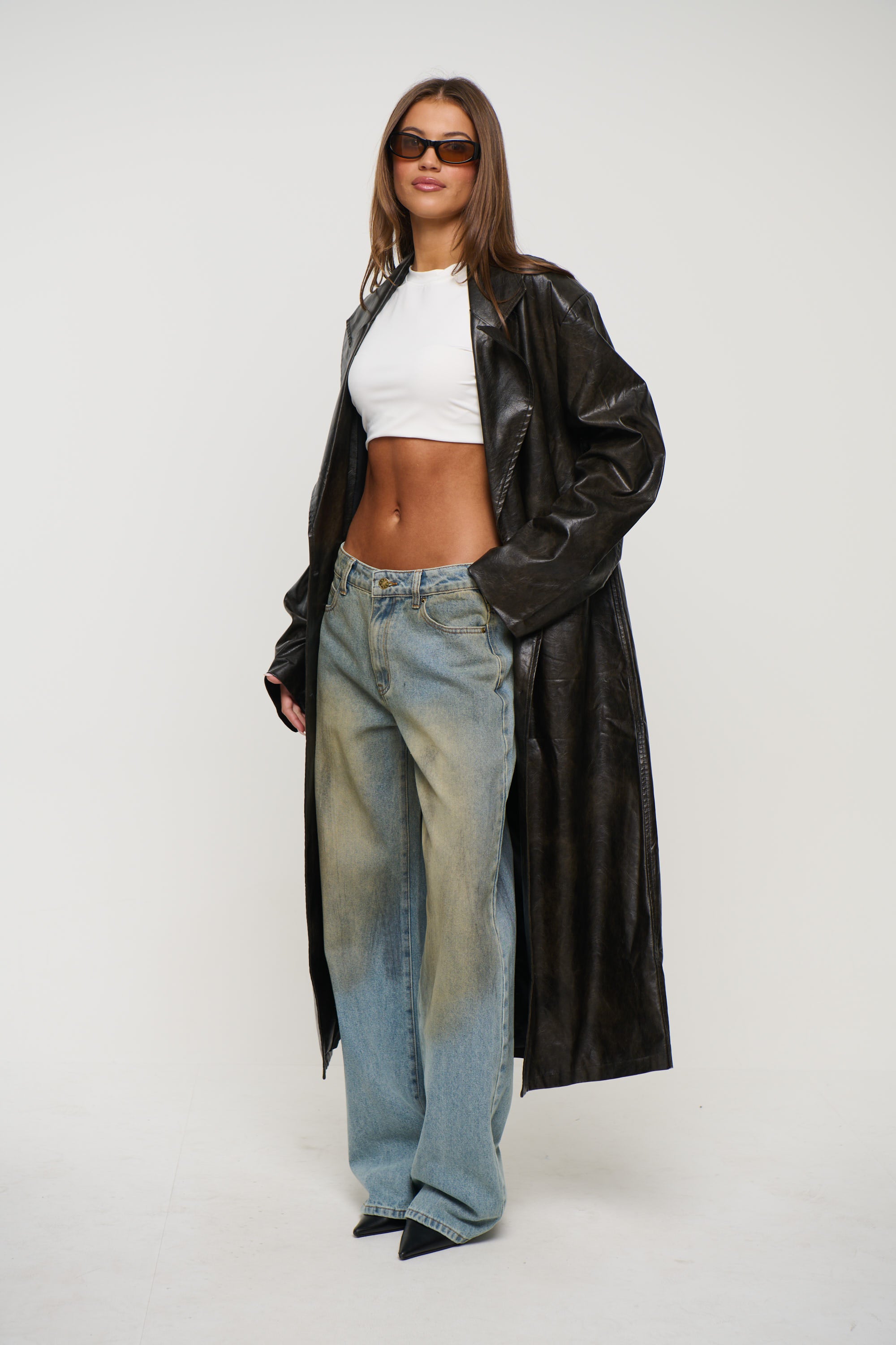Olsen Coat Washed Onyx