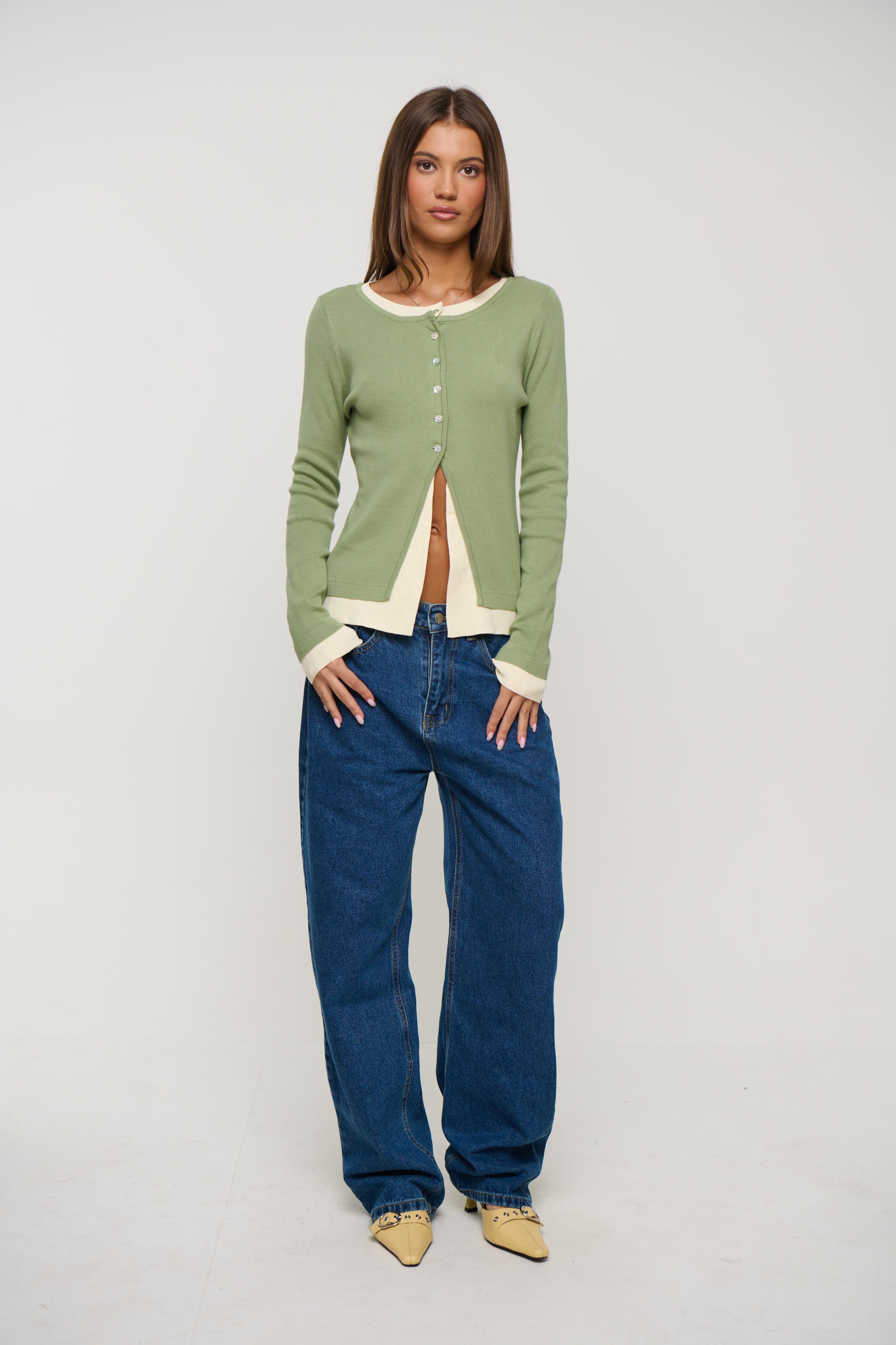 Jolie Long Sleeve Matcha
