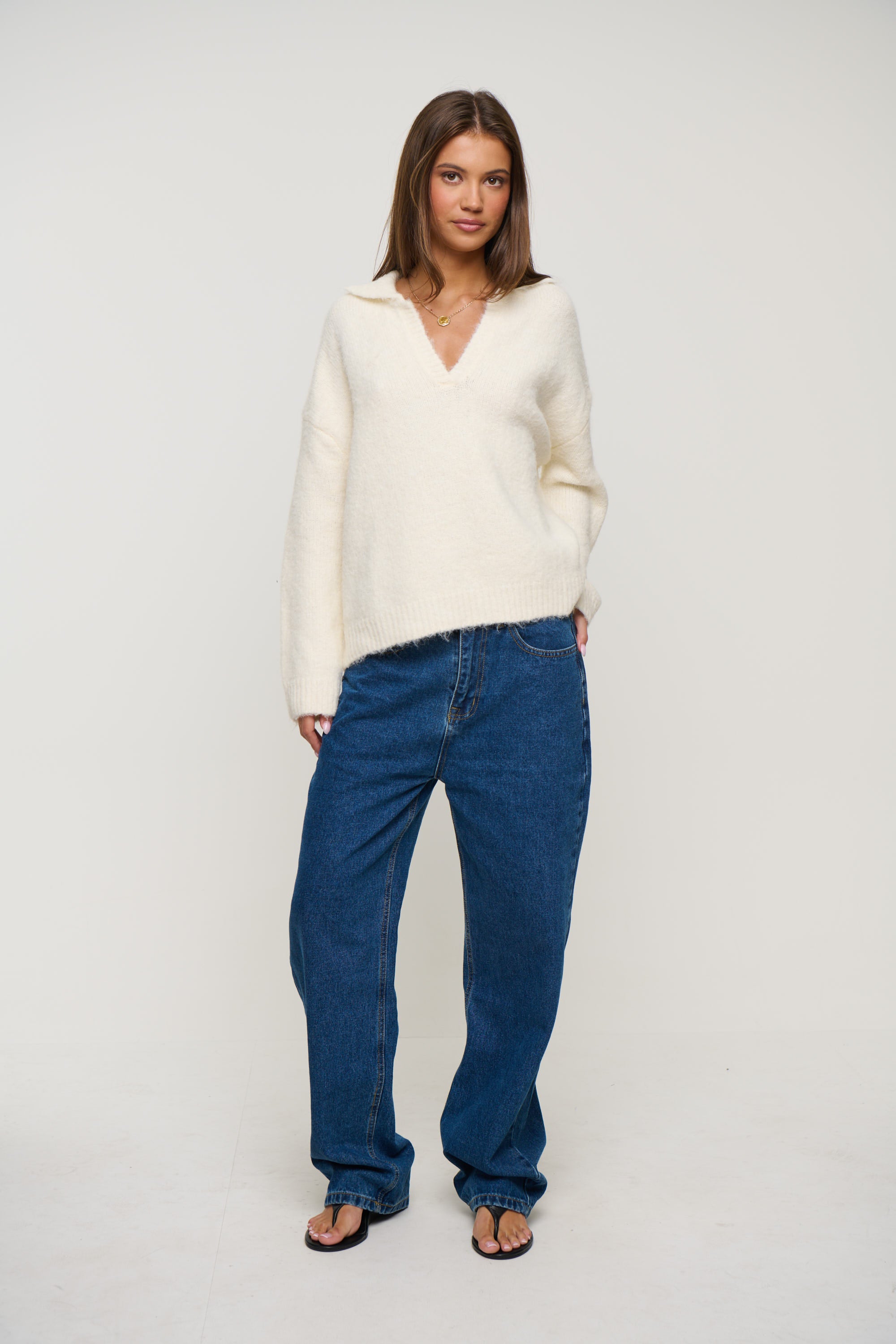 Wren Knit Jumper Cream