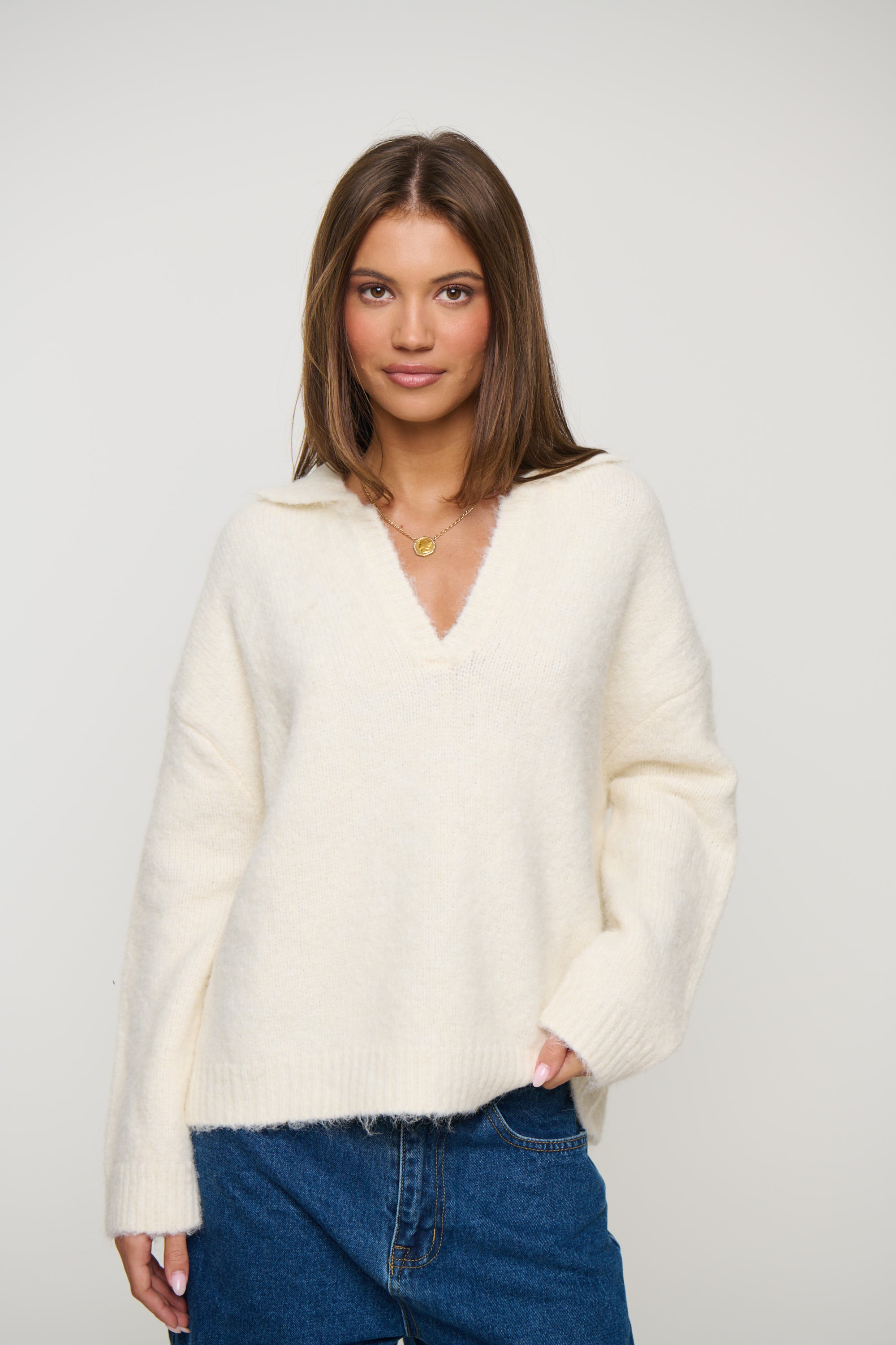 Wren Knit Jumper Cream