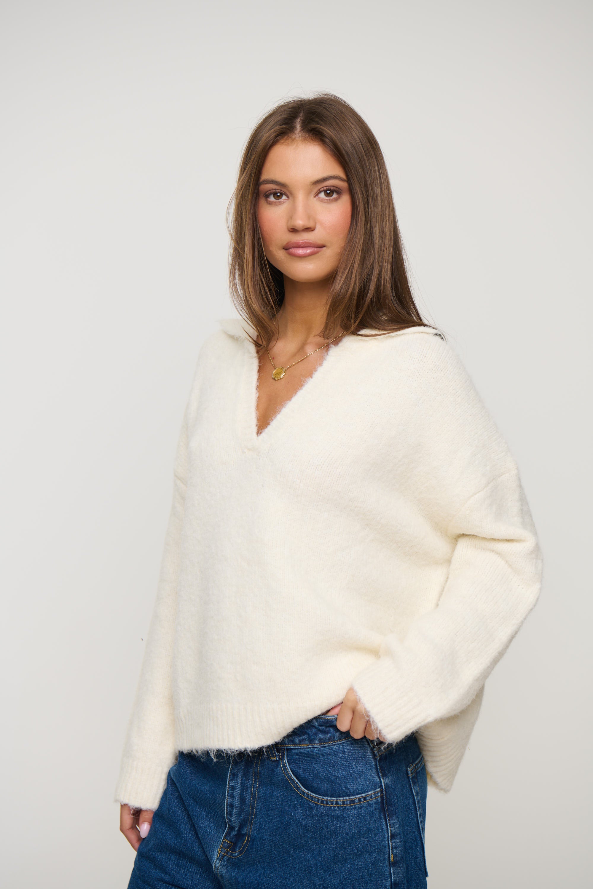 Wren Knit Jumper Cream