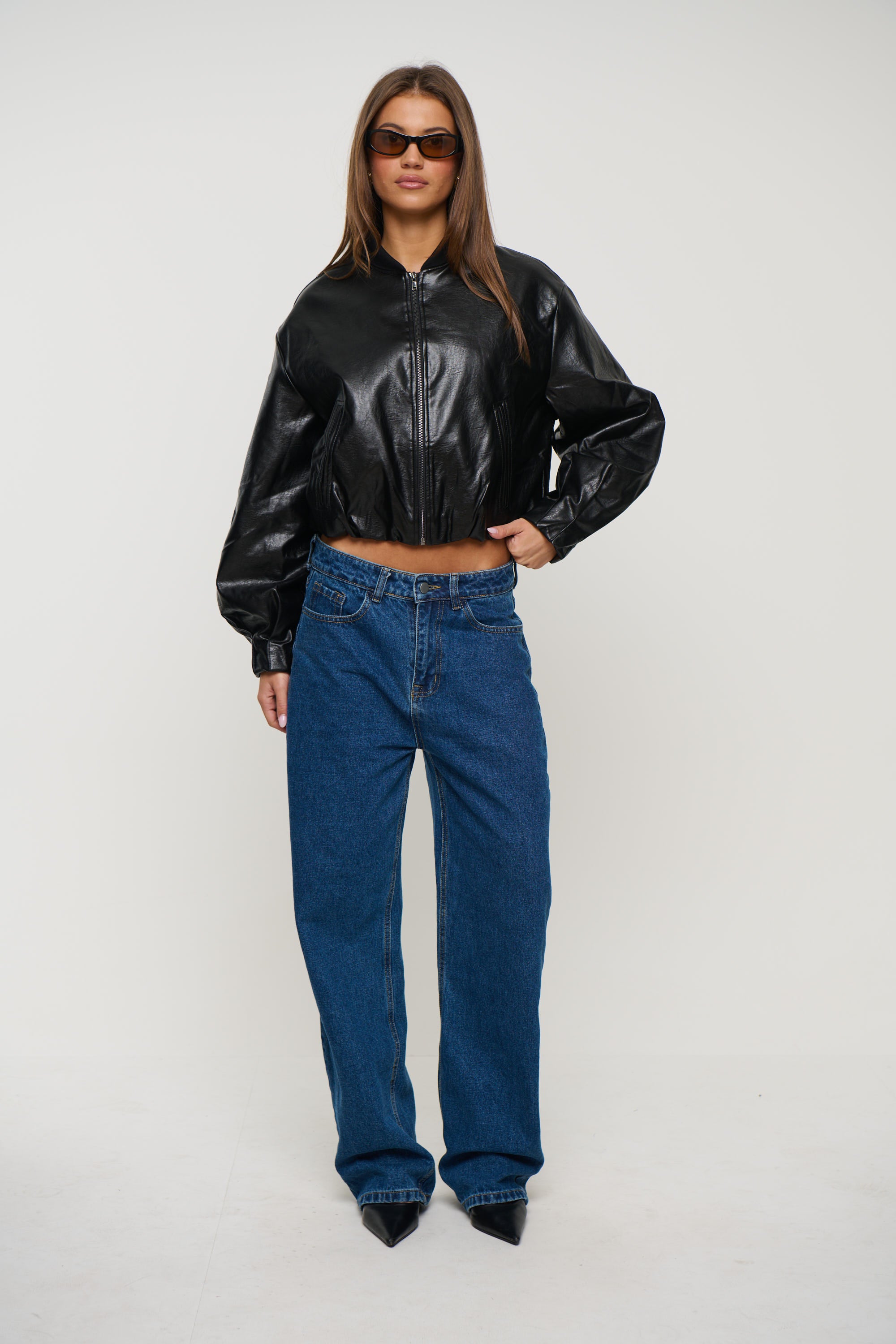 Clara Bomber Vintage Black