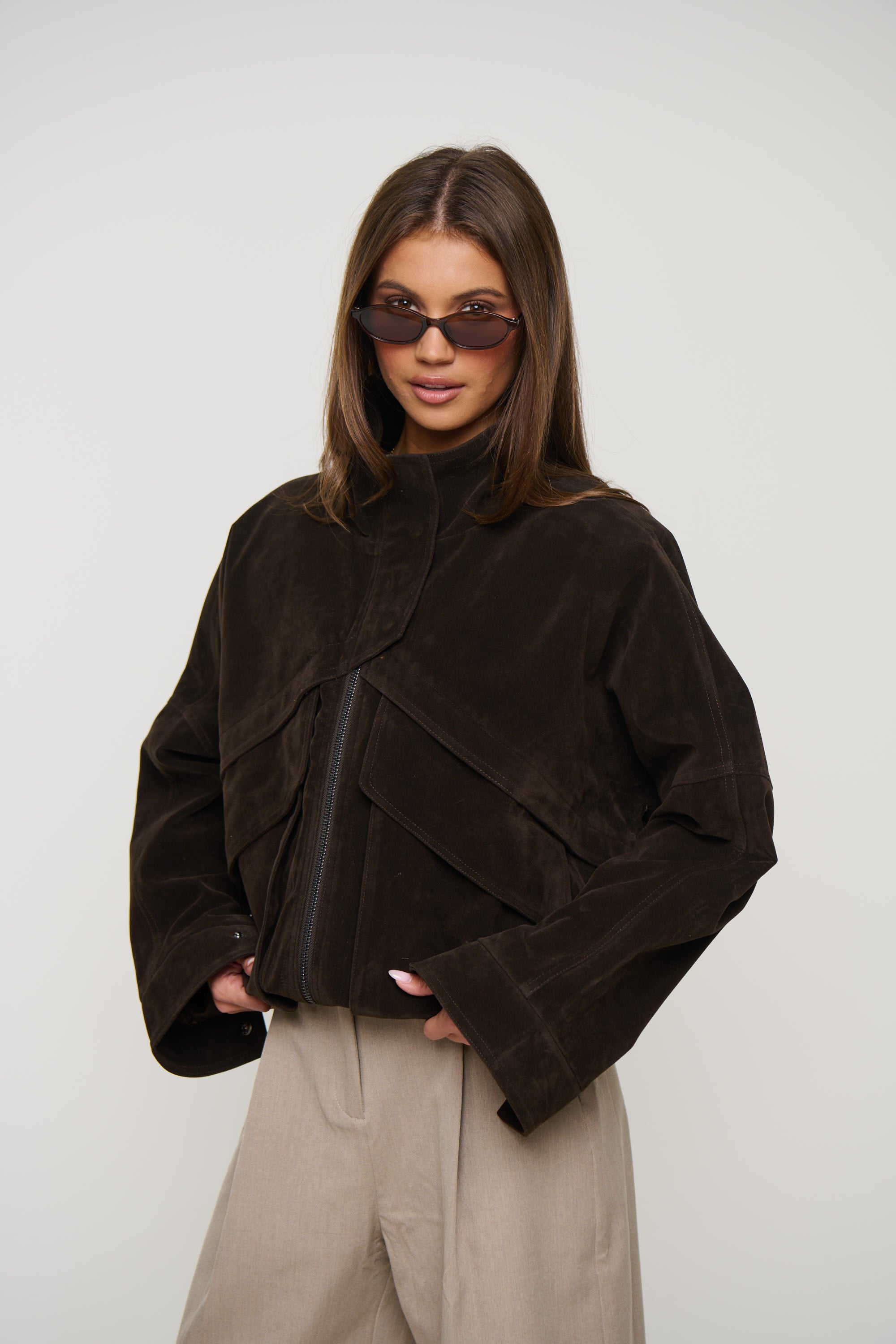 Inez Jacket Deep Brown
