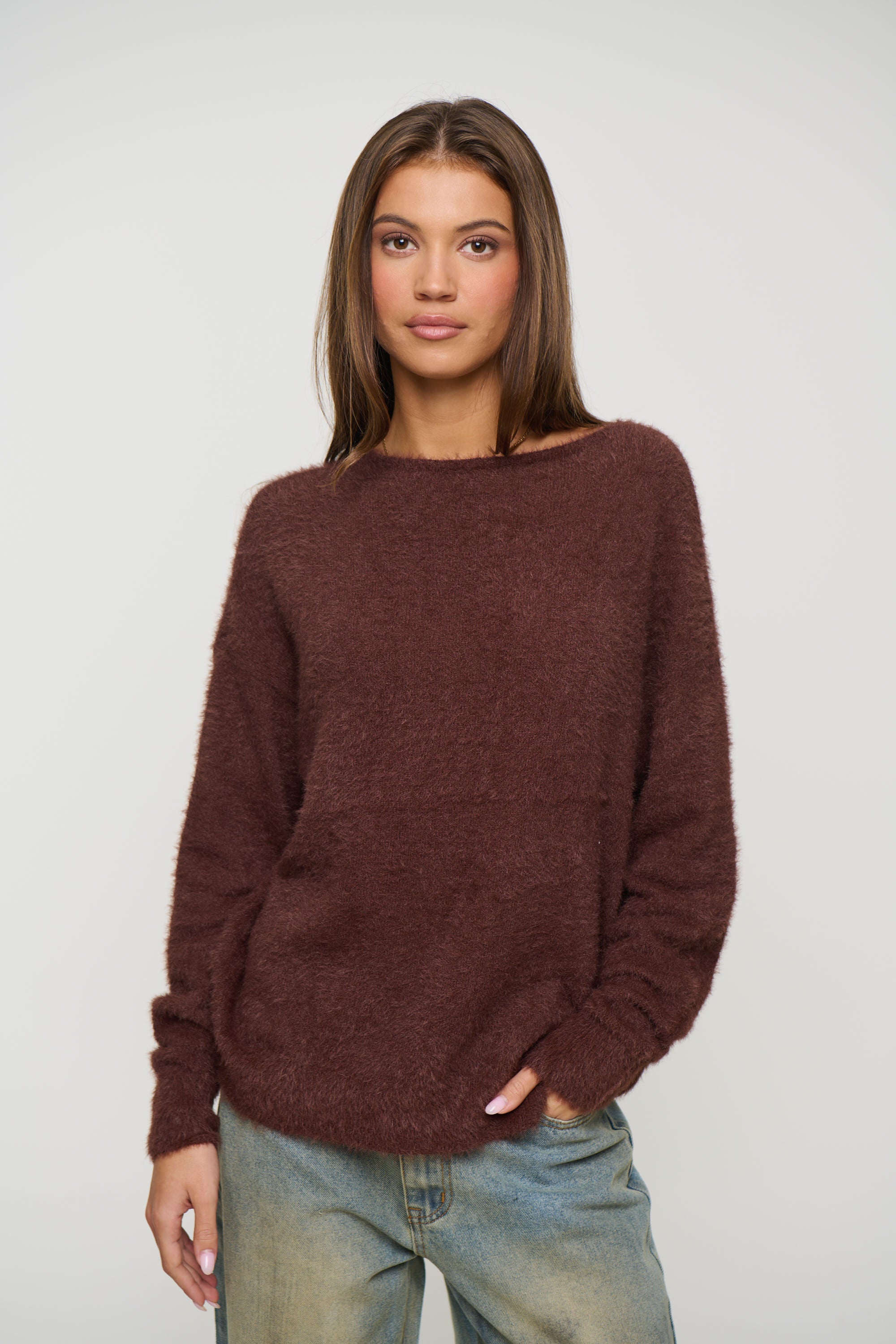 Lennox Jumper Chocolate
