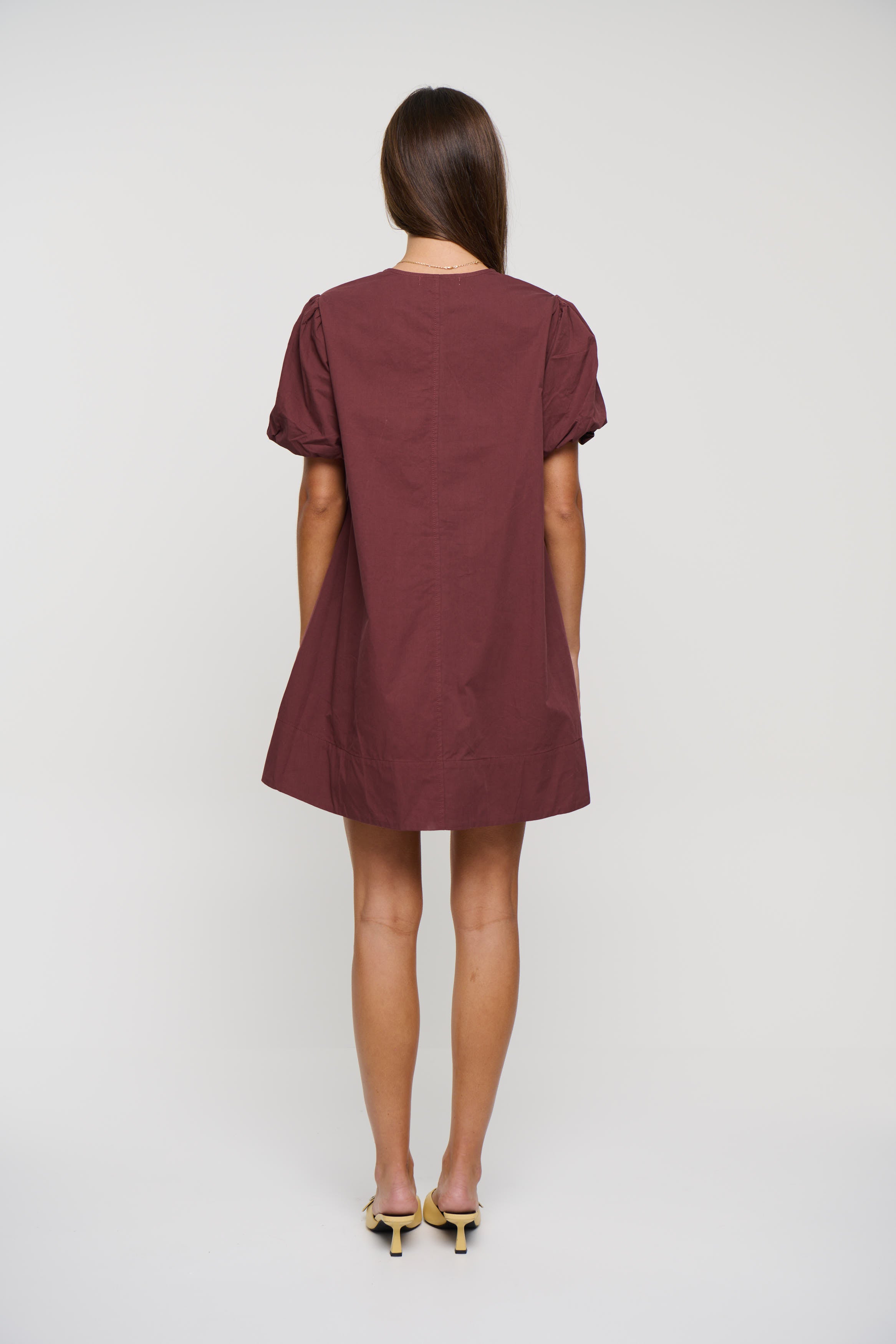 Oaks Mini Dress Chocolate