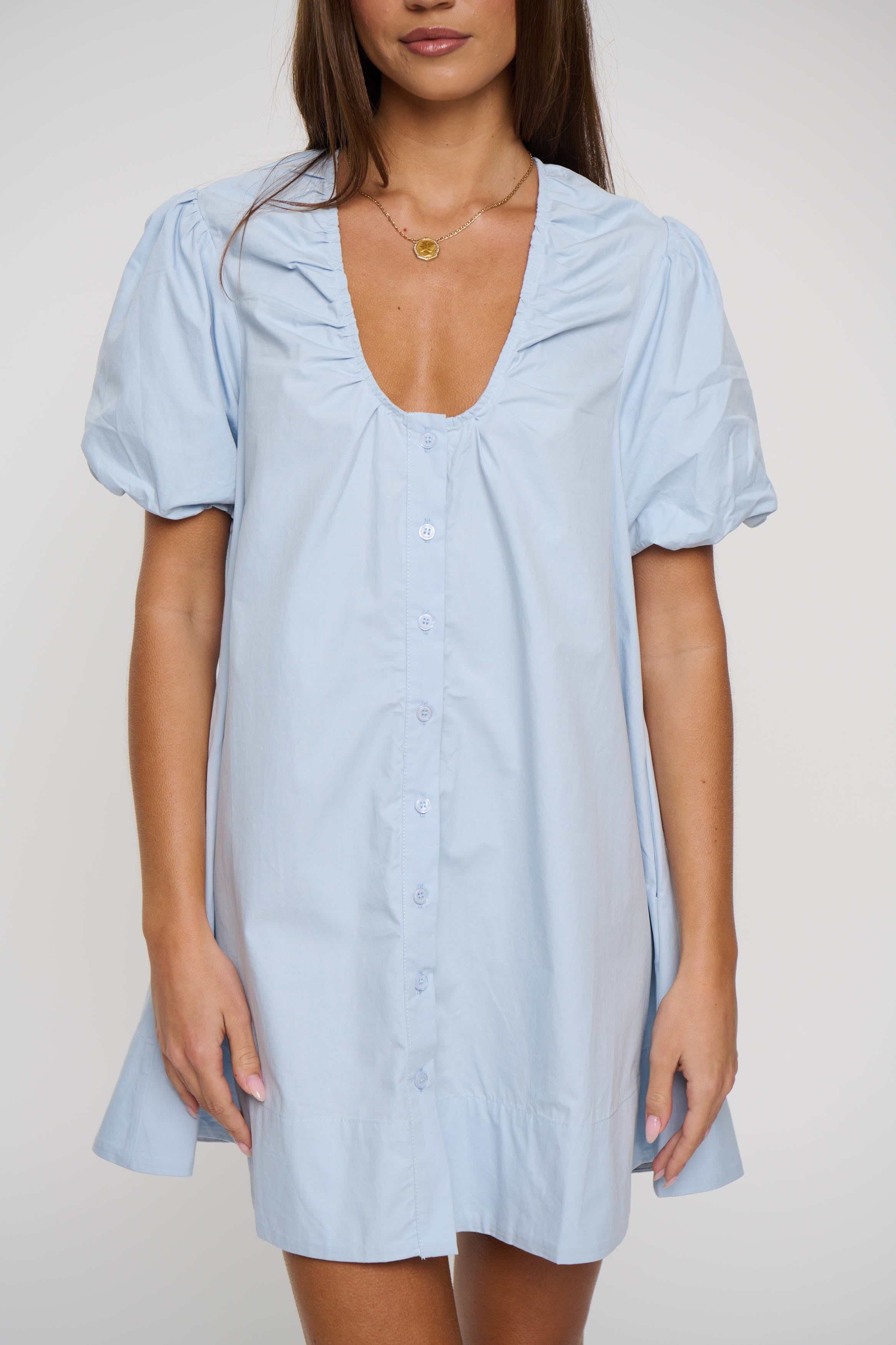 Oaks Mini Dress Sky