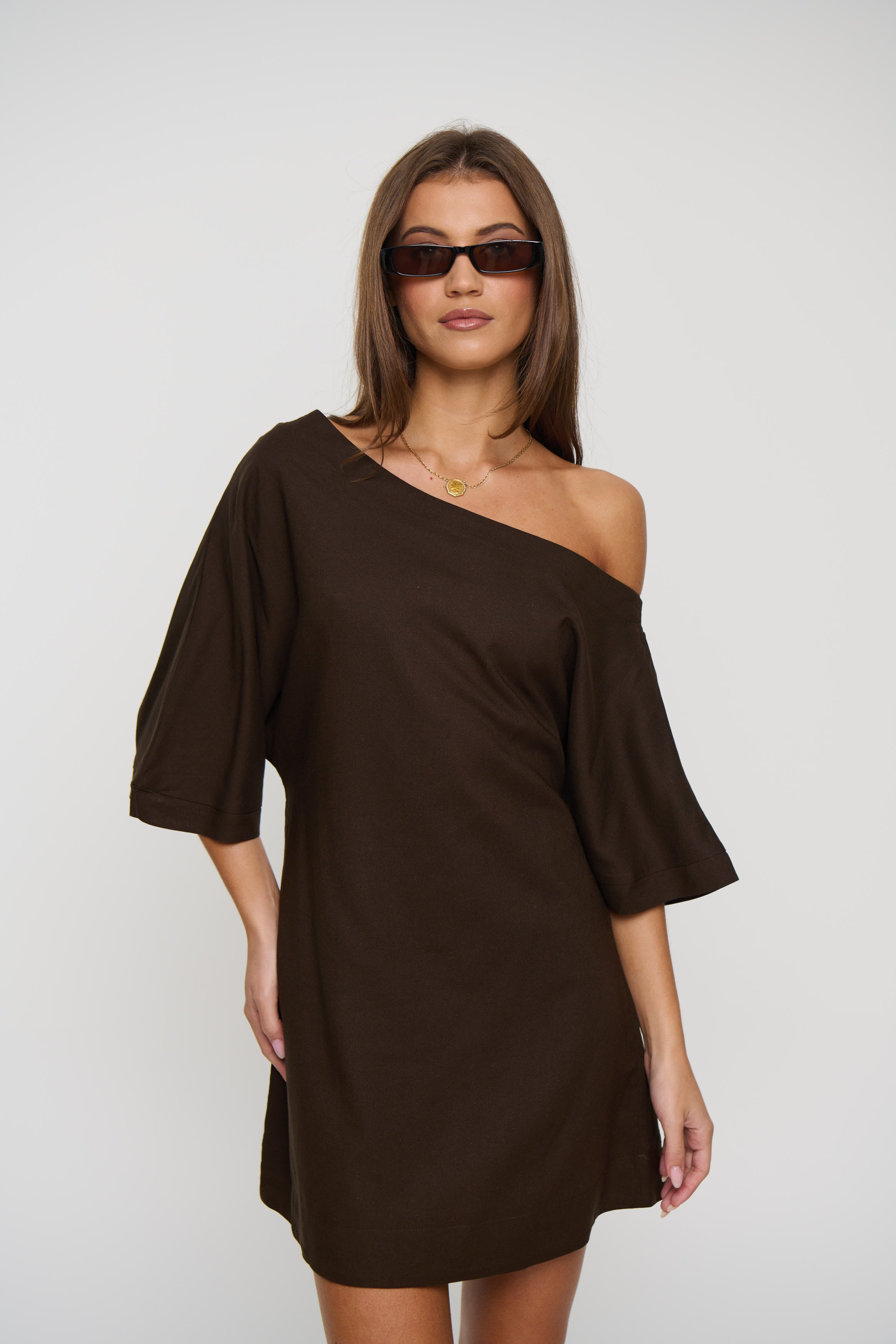 Dayne Dress Chocolate