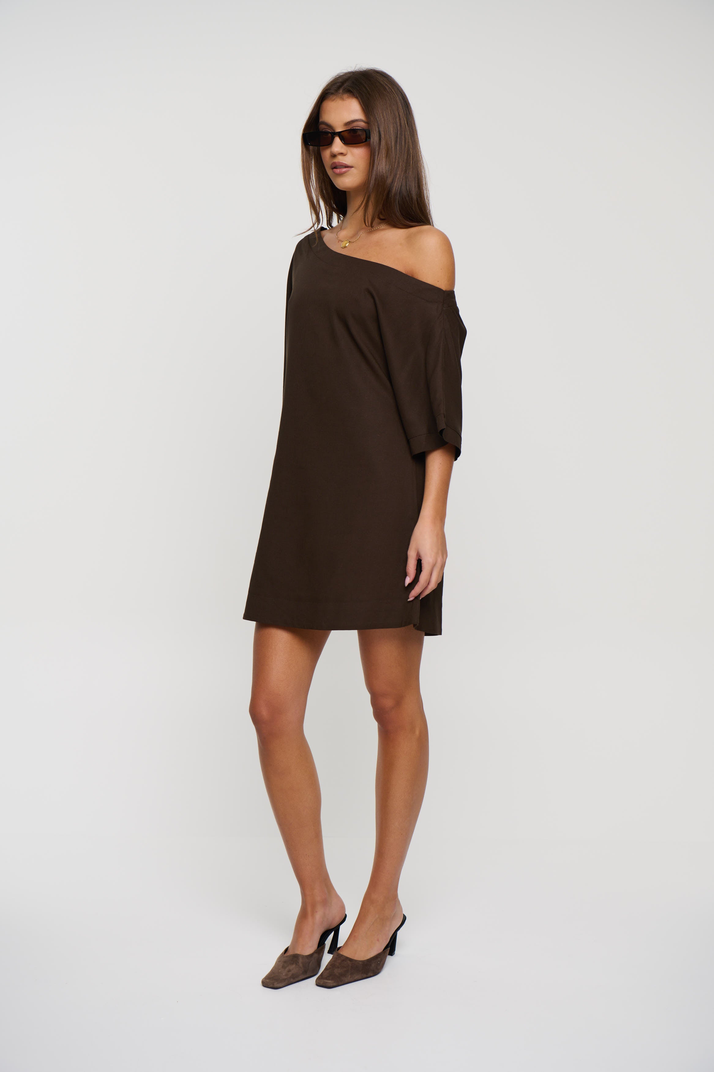 Dayne Dress Chocolate