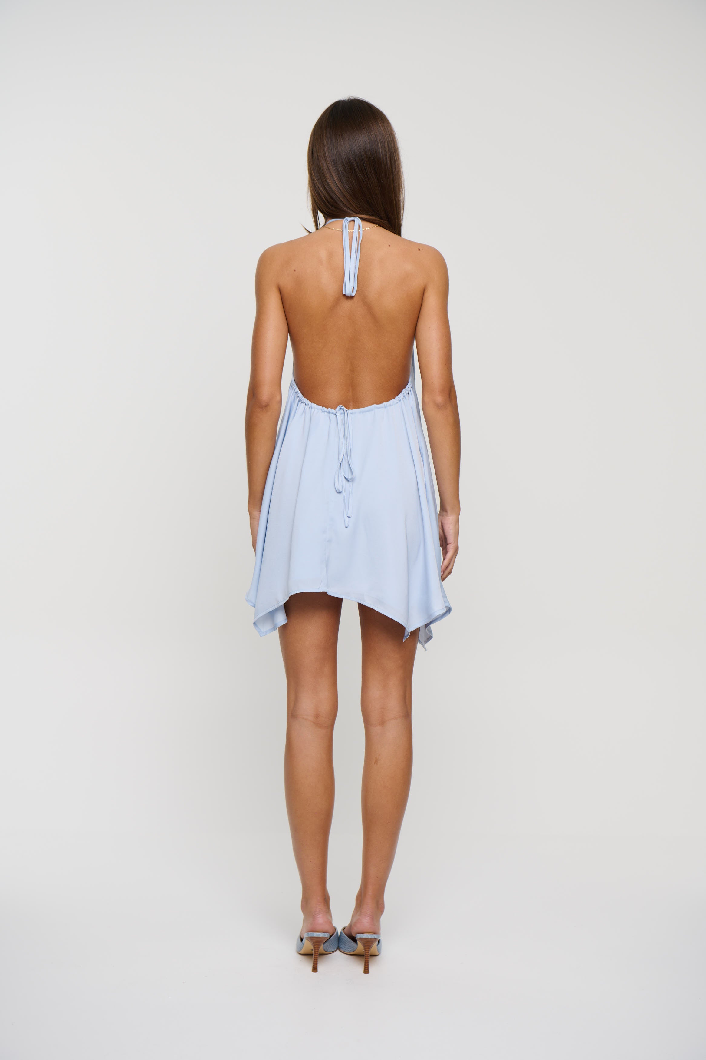 Modessa Mini Dress Baby Blue
