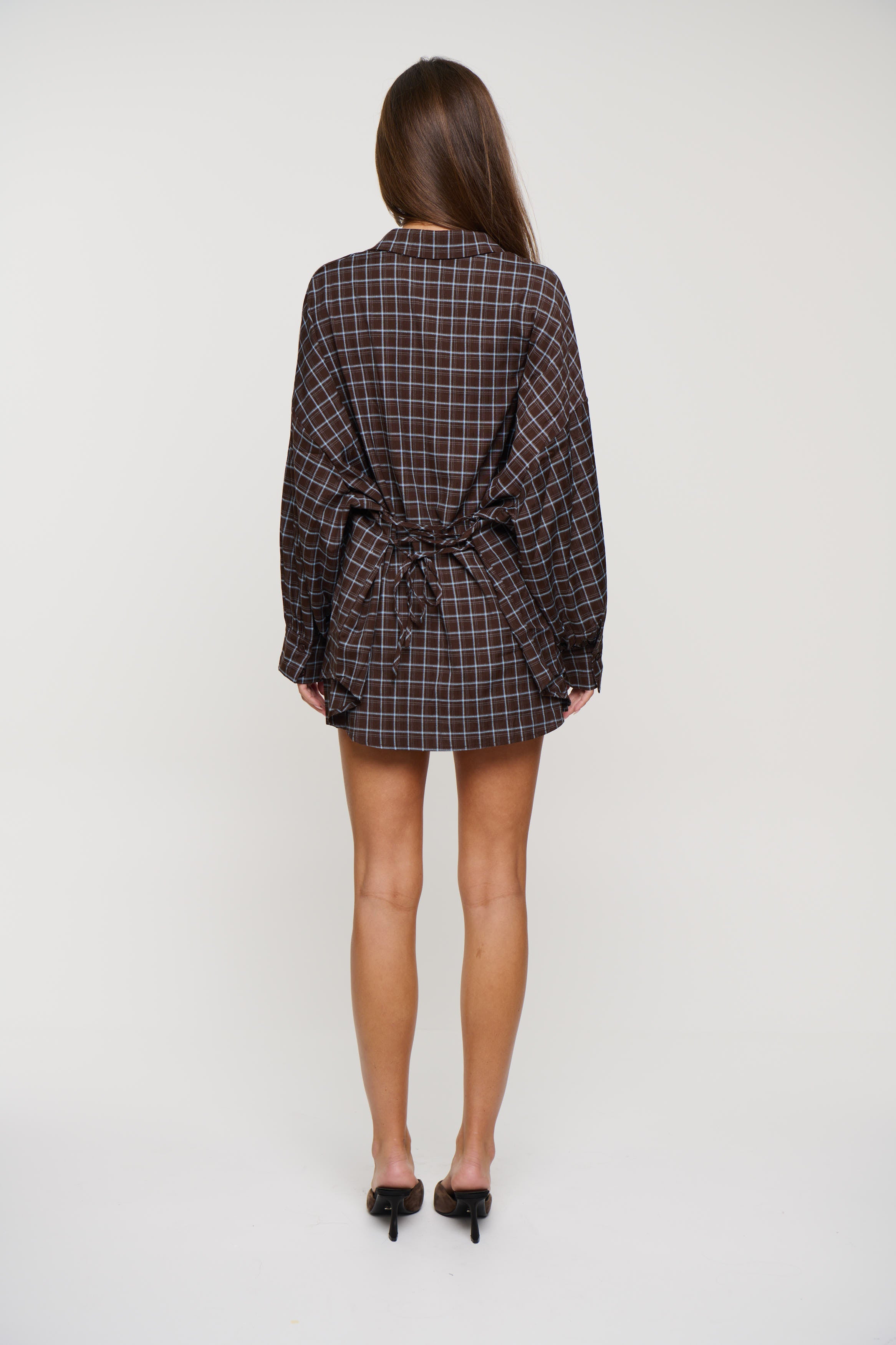 Rocky Shirt Set Chocolate Plaid