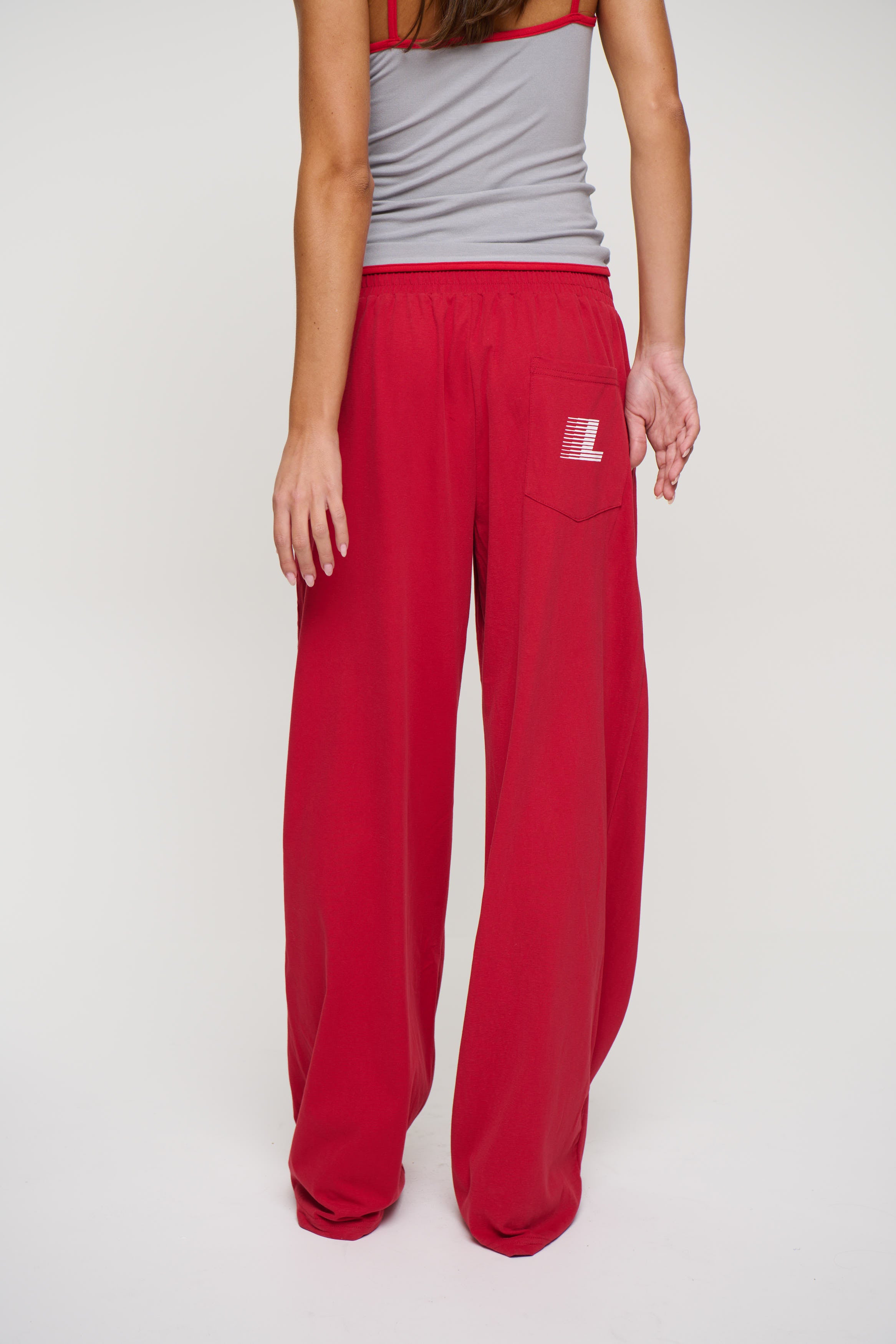 Red Eye Track Pant Crimson