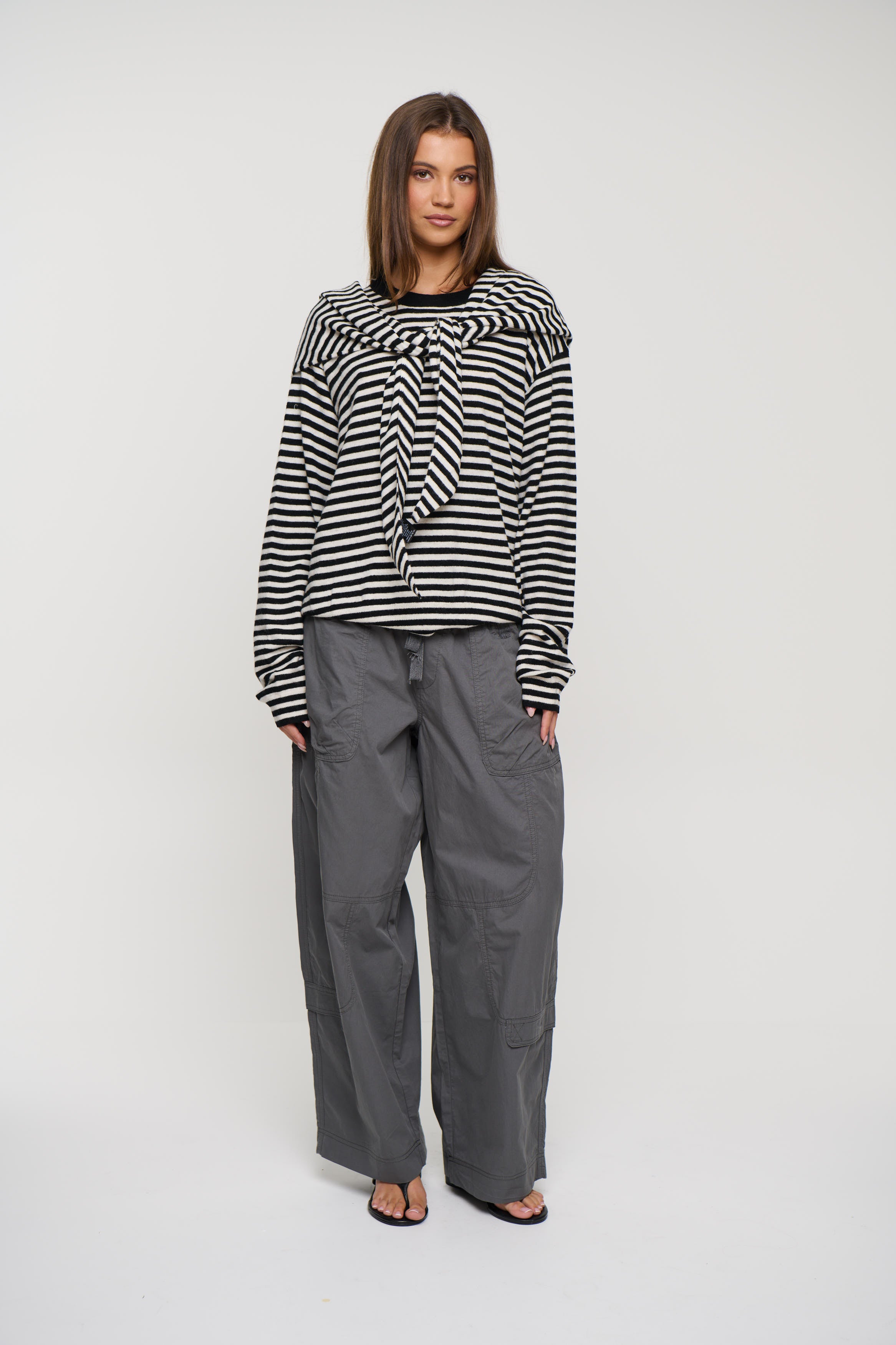 Olsen Knit Onyx Stripe
