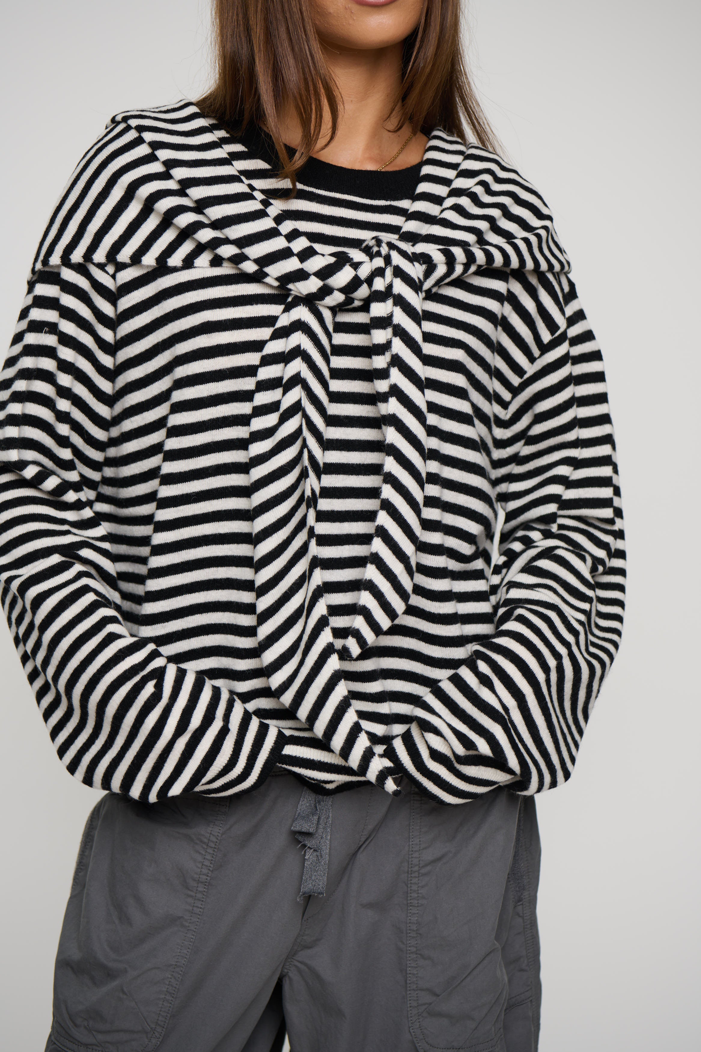 Olsen Knit Onyx Stripe
