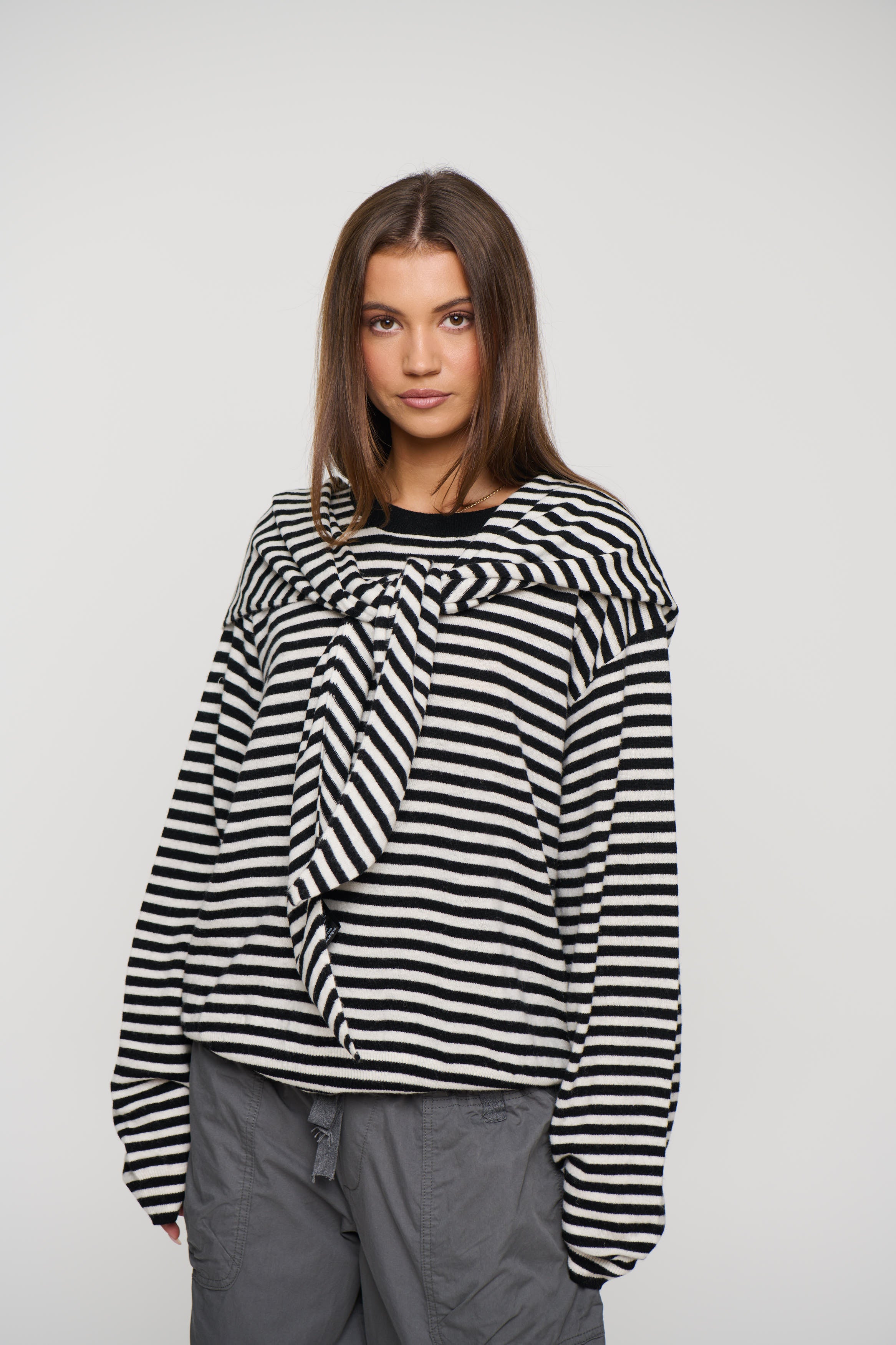Olsen Knit Onyx Stripe