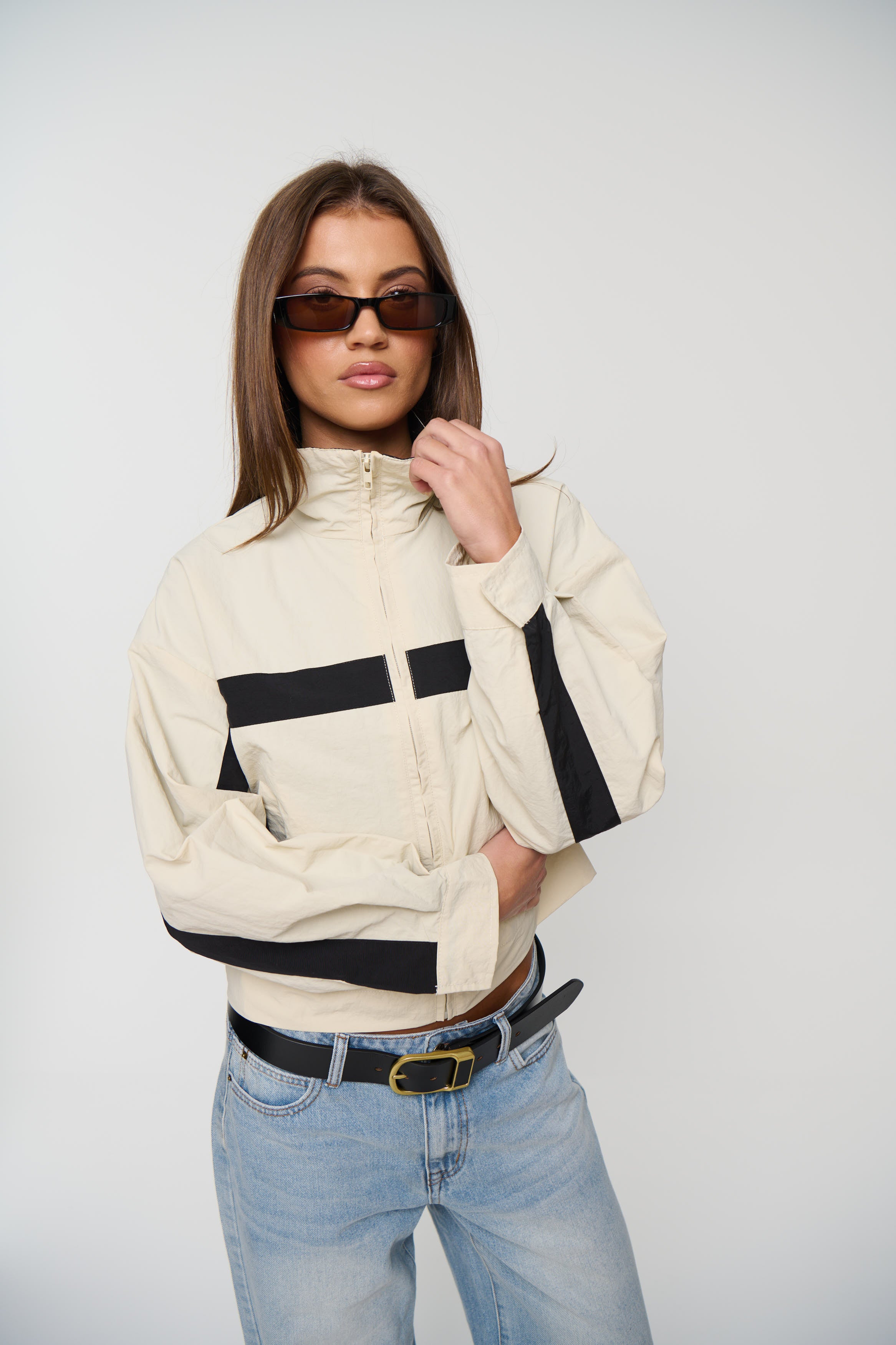 Essential Windbreaker Beige