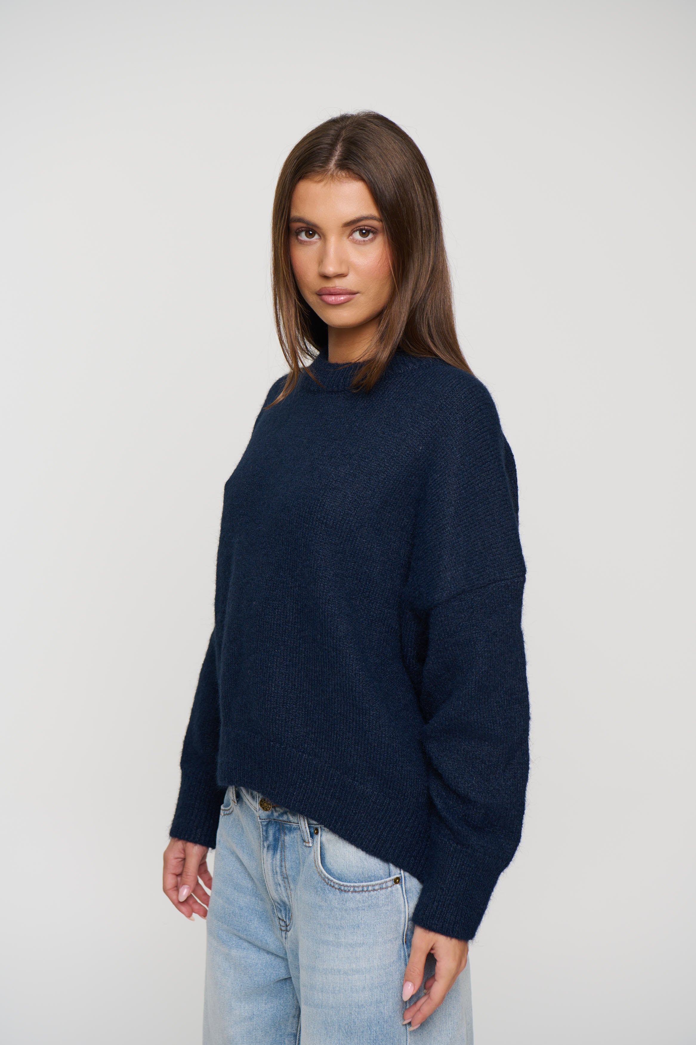 Tama Knit Jumper Navy