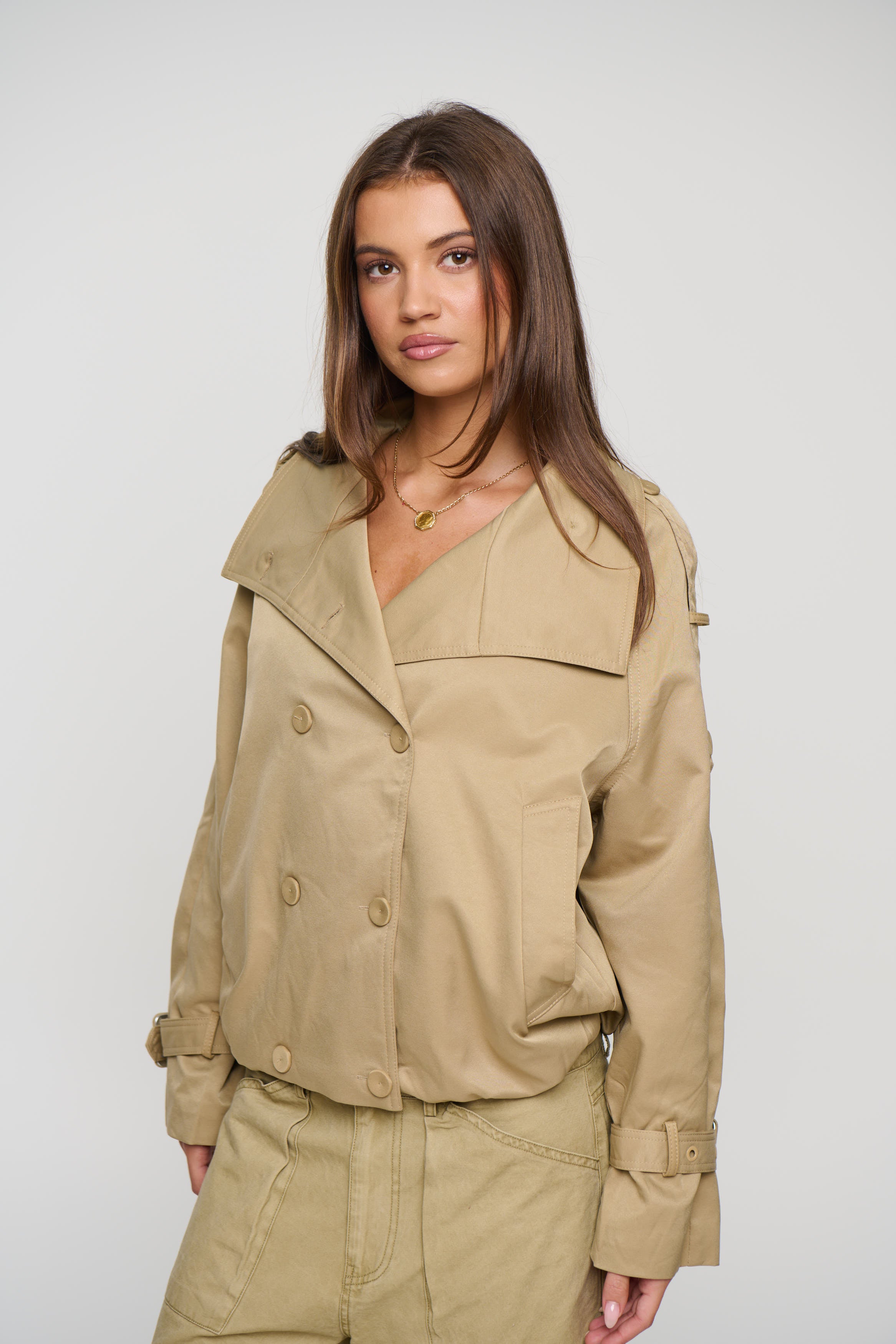 Goldie Trench Beige
