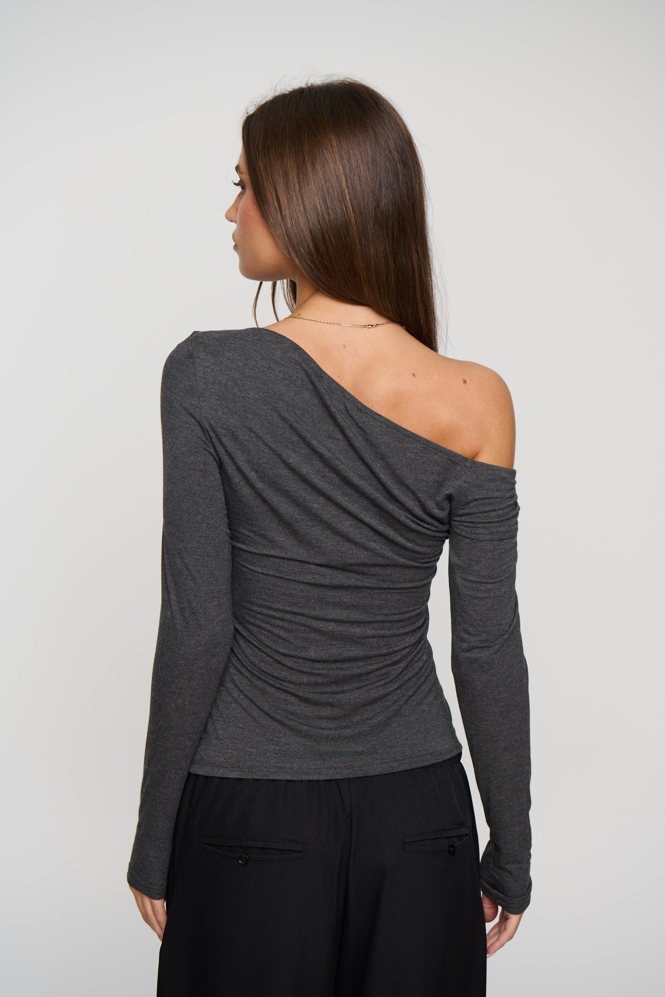 Georgia Long Sleeve Dark Grey