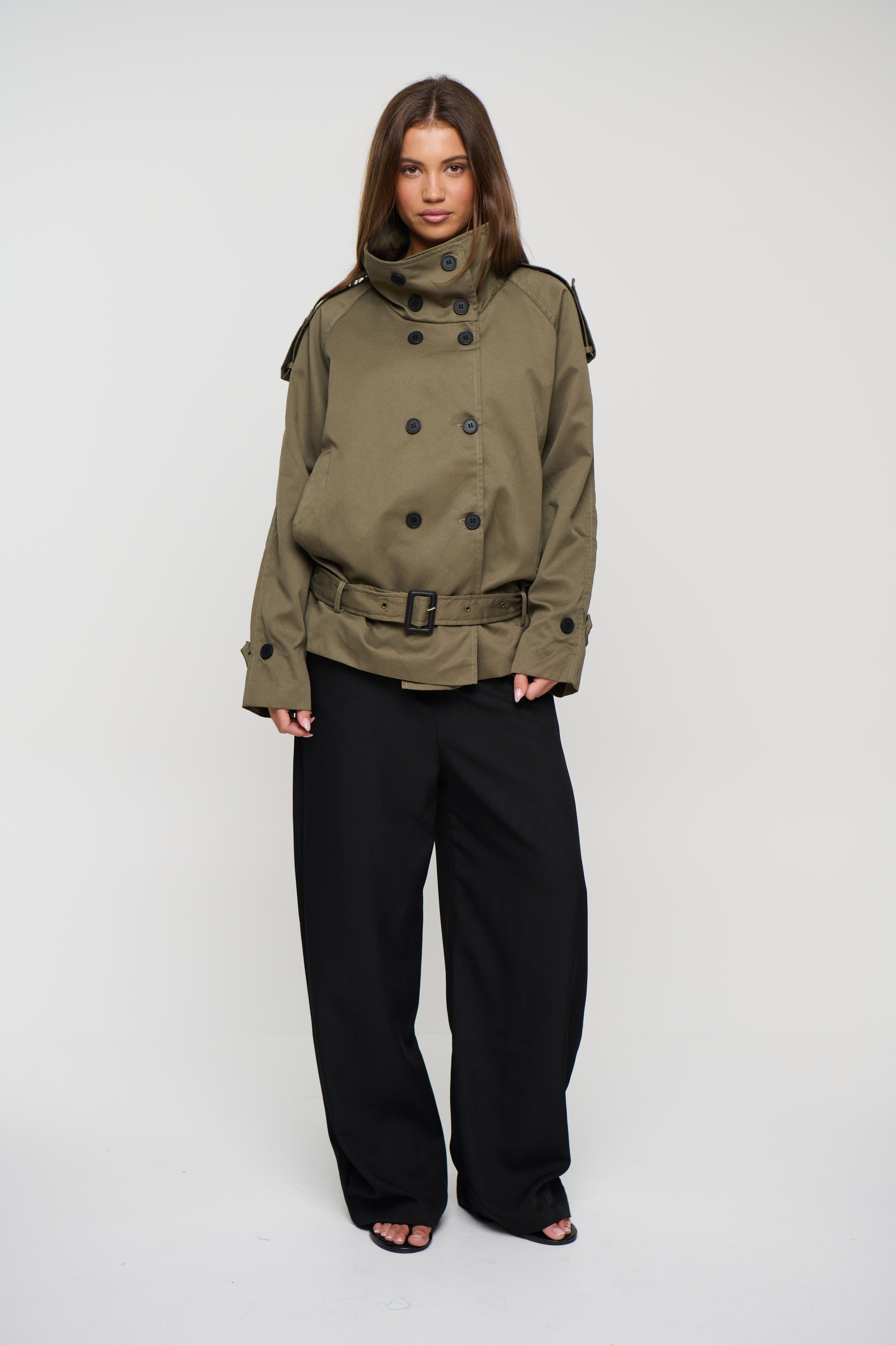 Alessia Trench Khaki