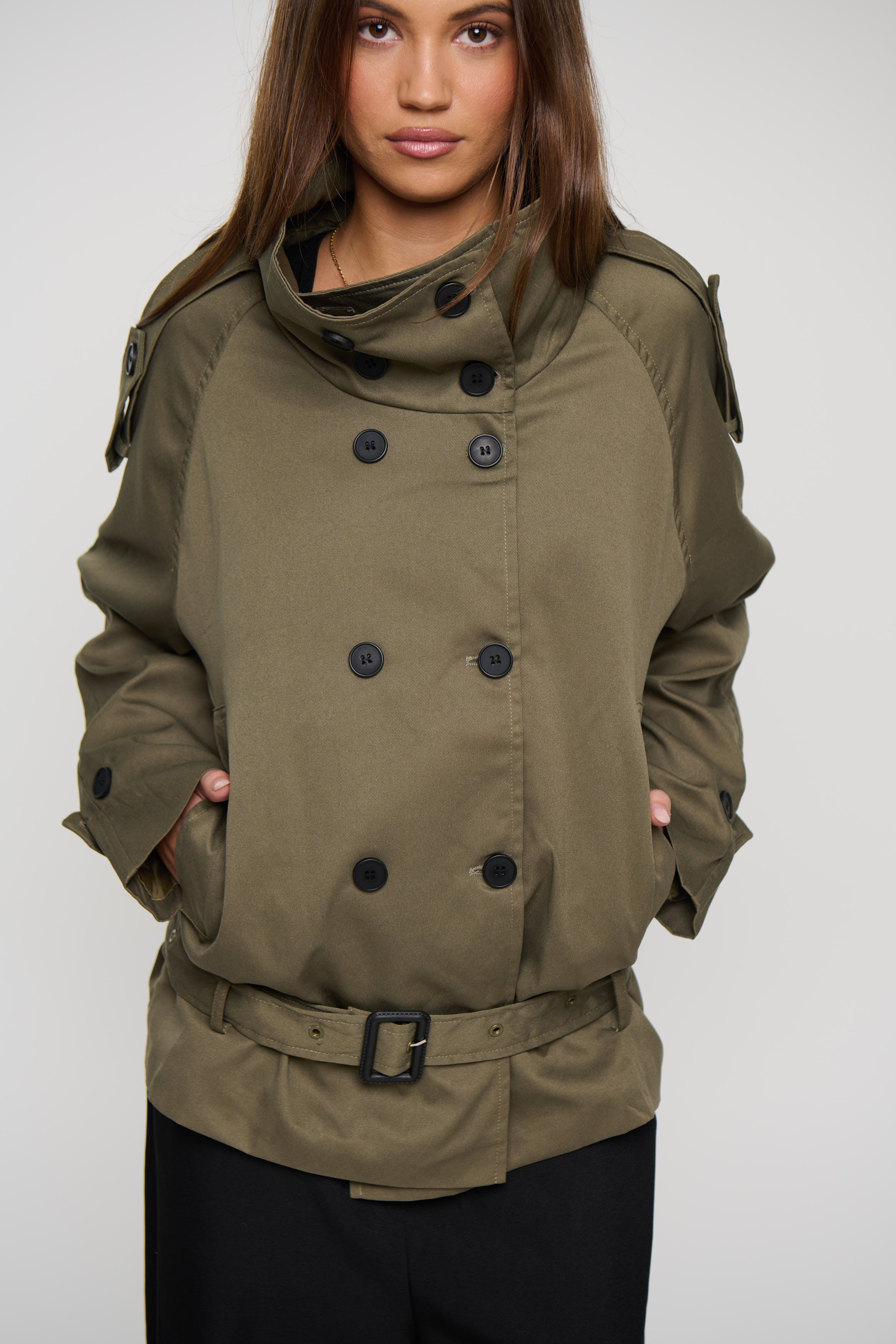Alessia Trench Khaki