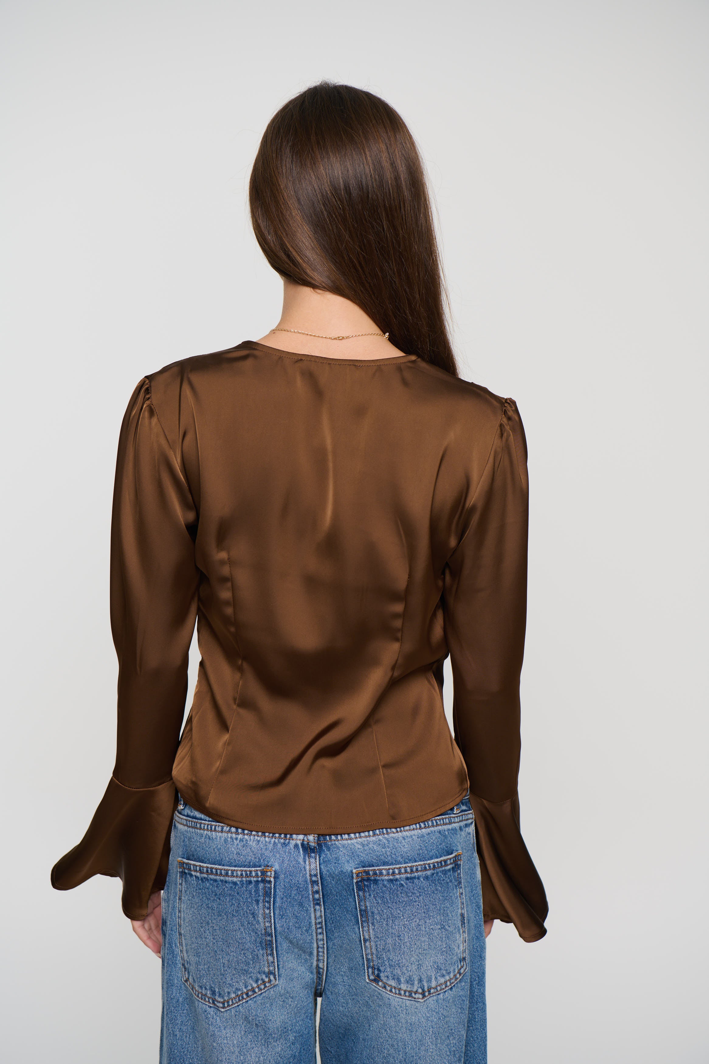Arna Long Sleeve Chocolate