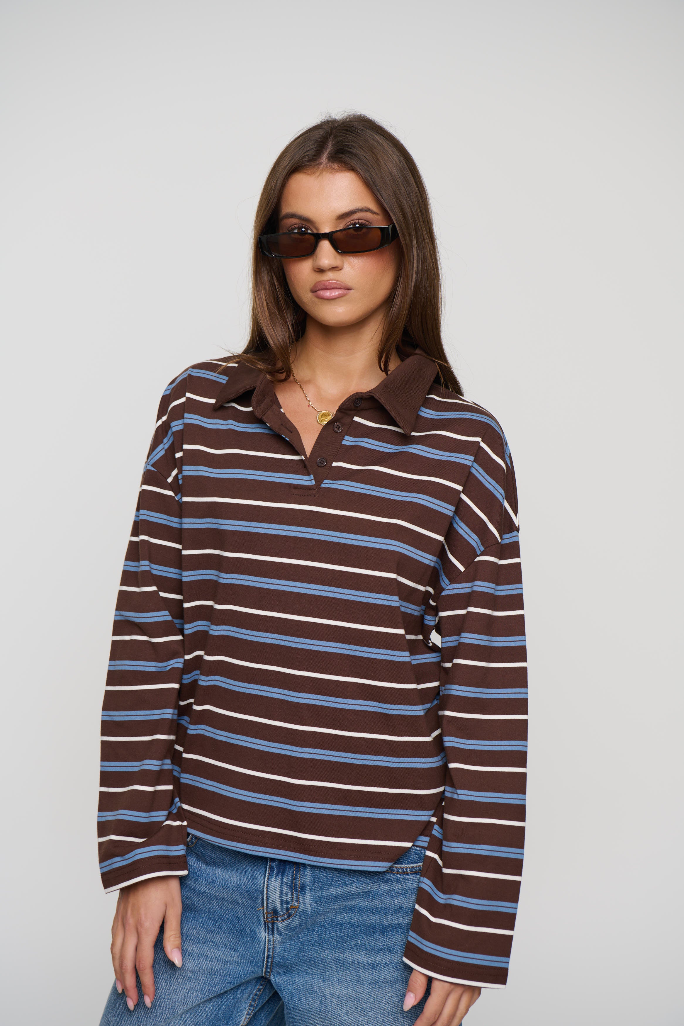 Jett Long Sleeve Chocolate