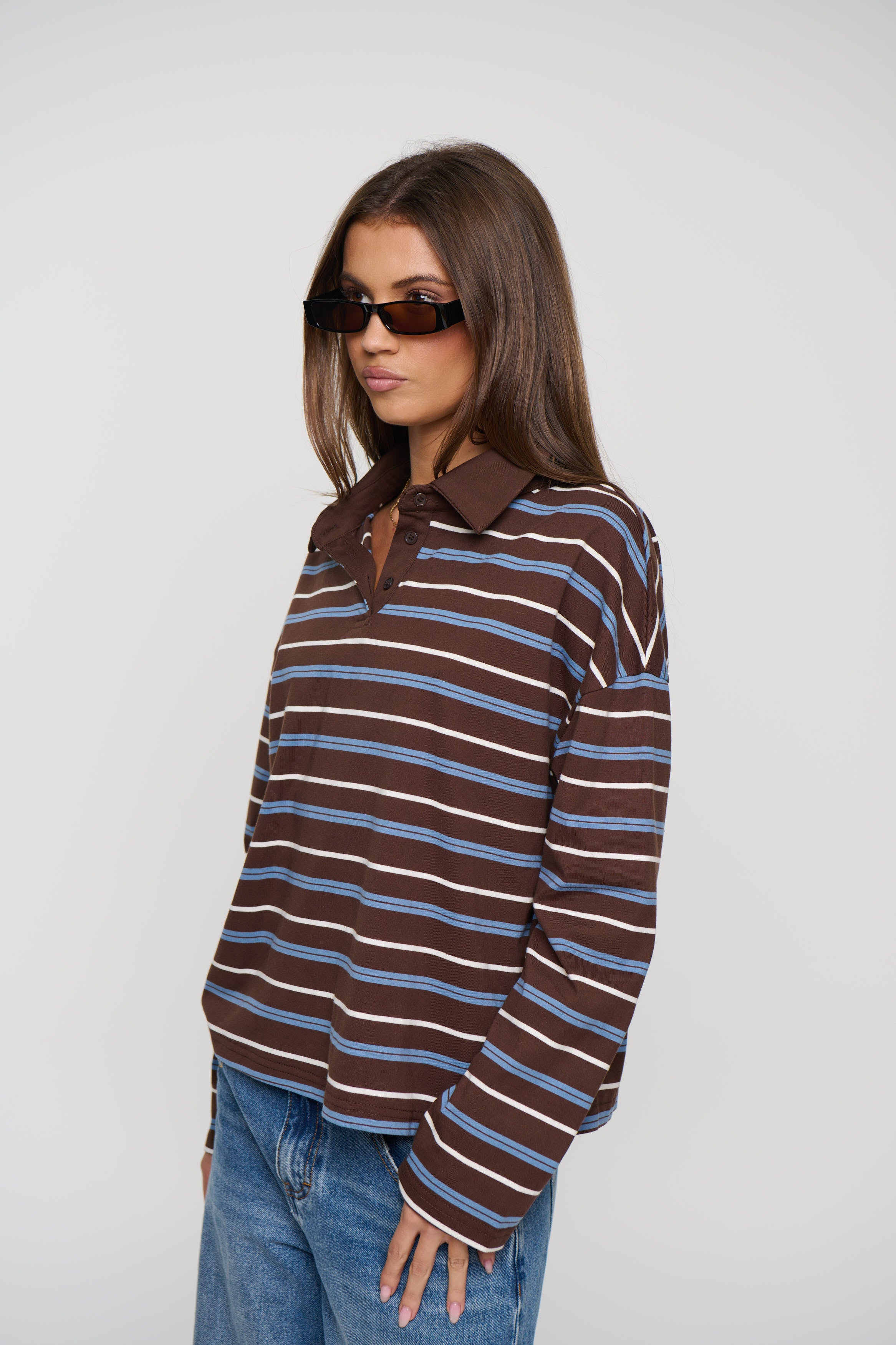Jett Long Sleeve Chocolate