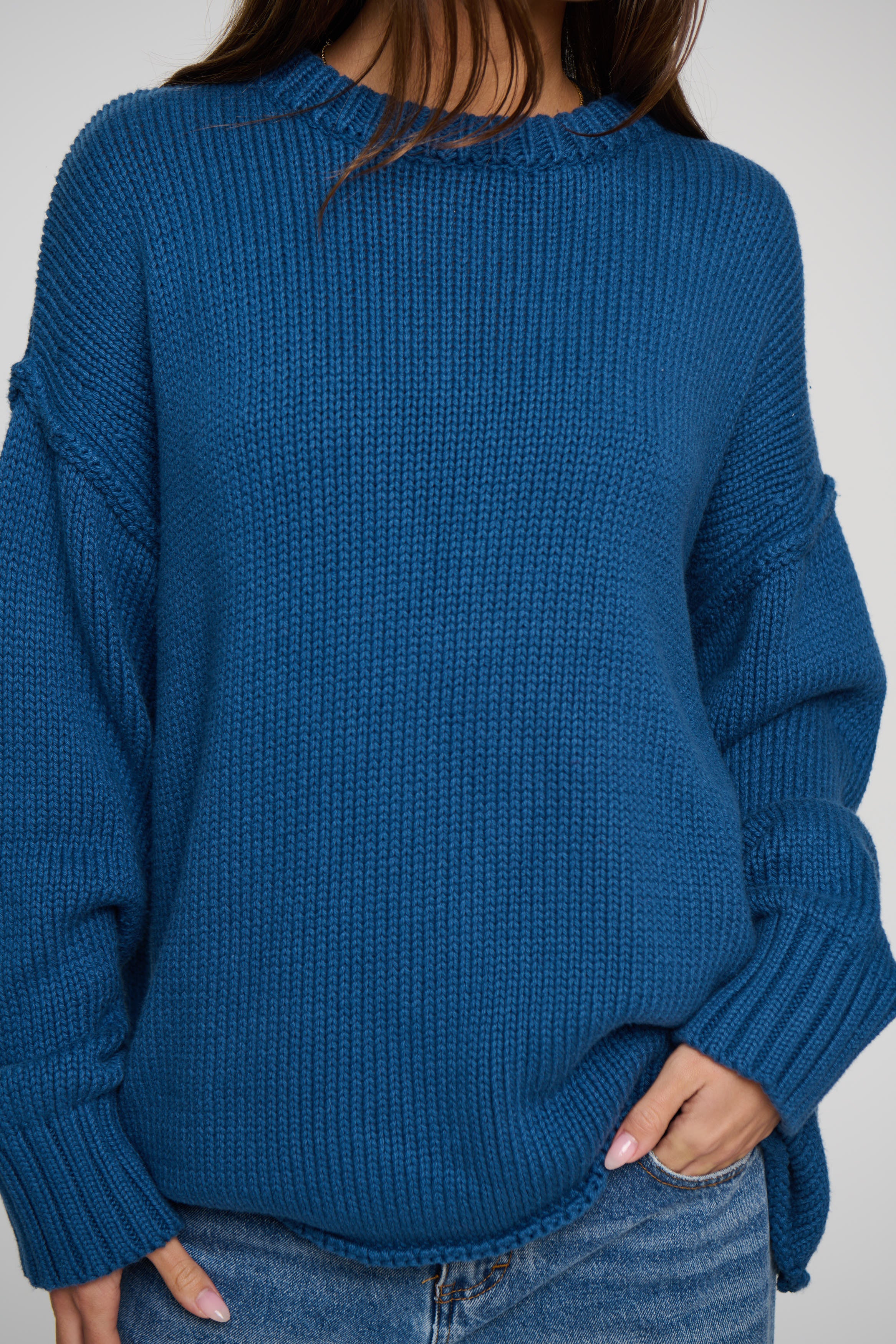 Nikova Knit Jumper Ocean