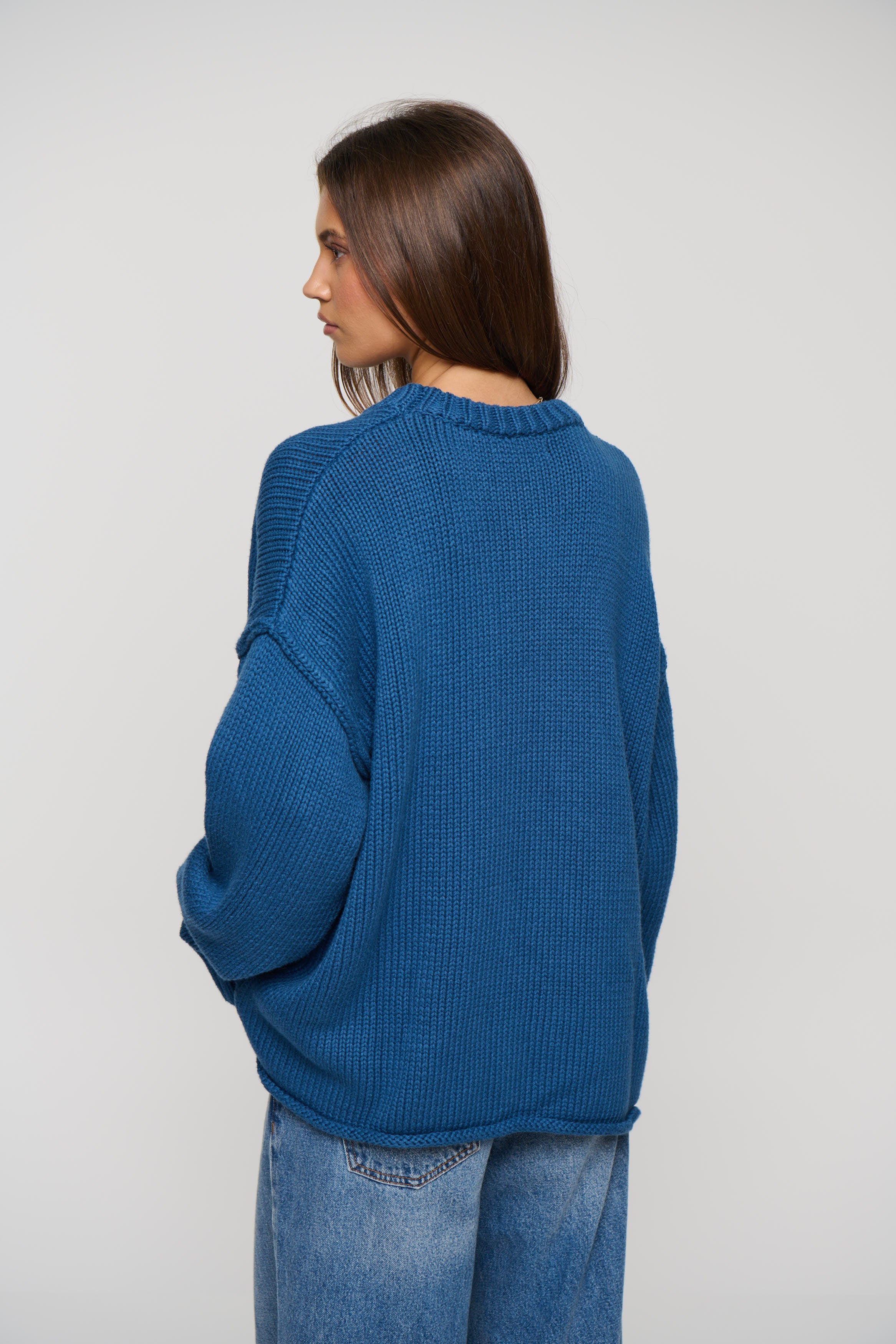 Nikova Knit Jumper Ocean