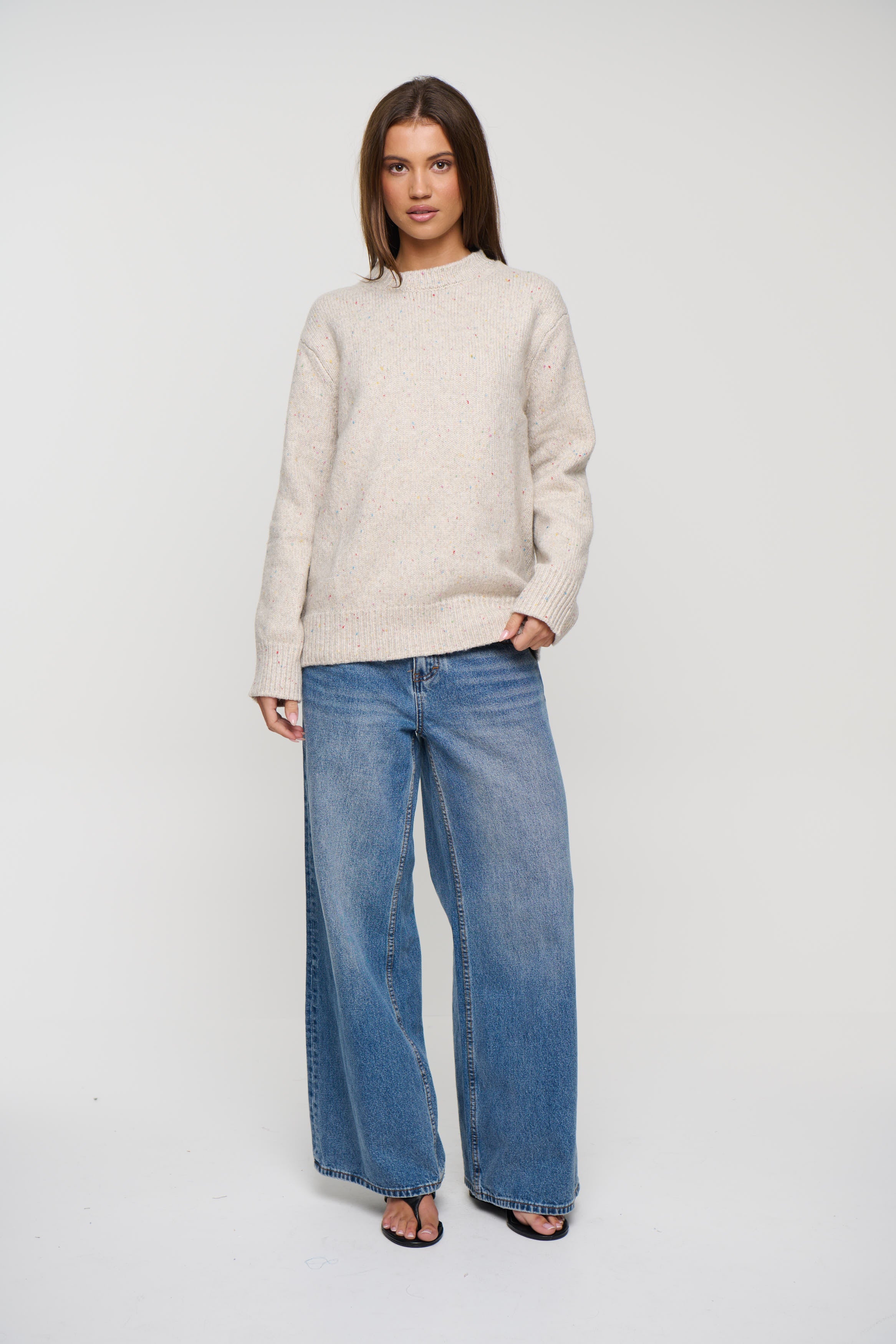 Marlow Knitted Sweater Cream
