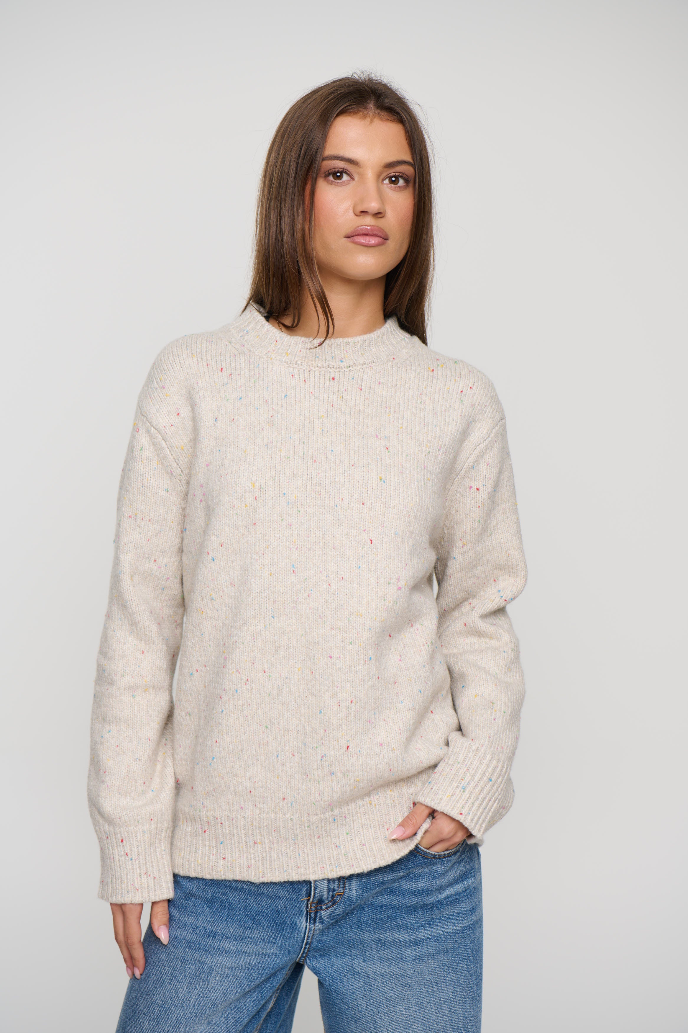 Marlow Knitted Sweater Cream