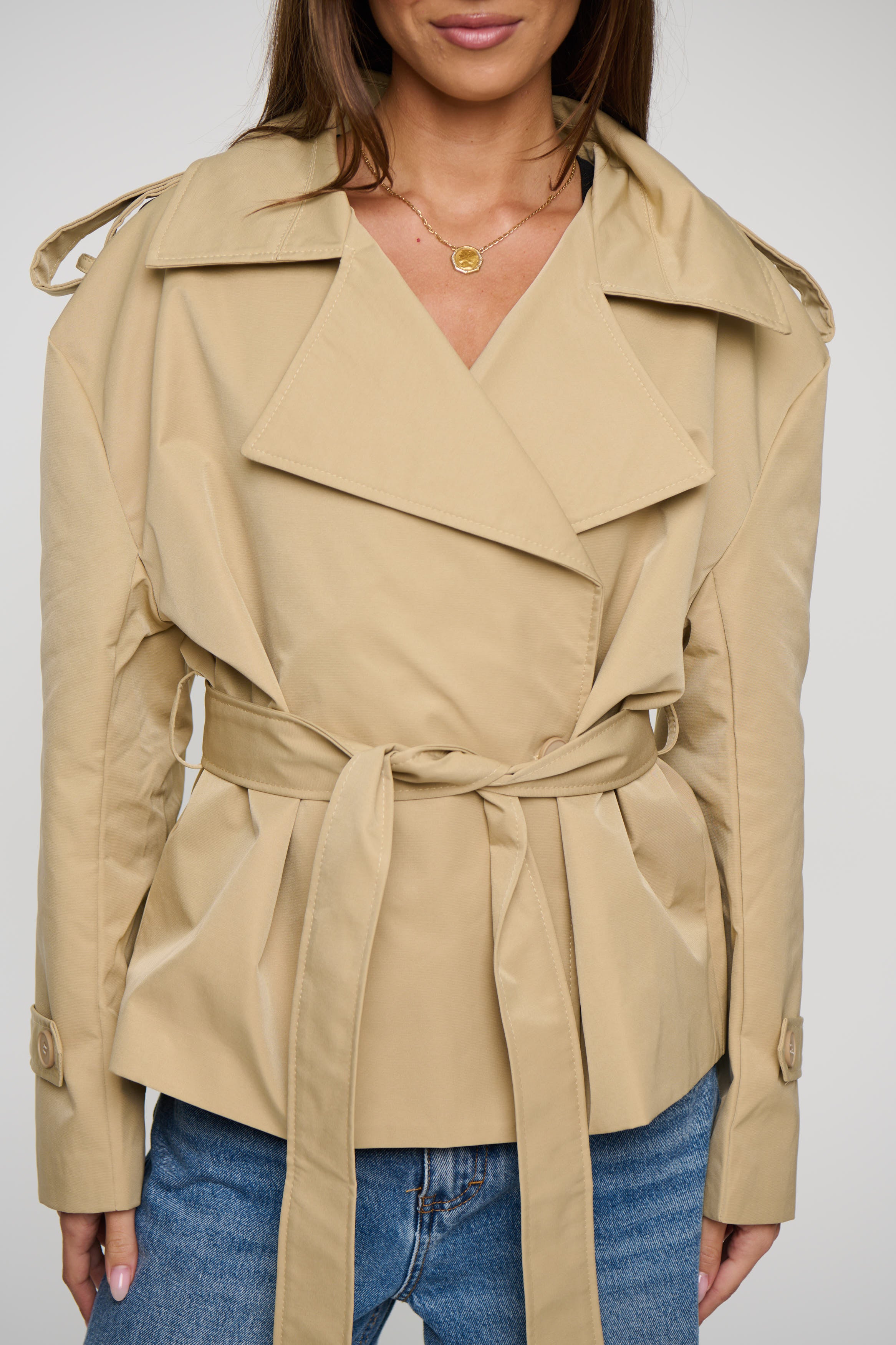 Aston Trench Beige