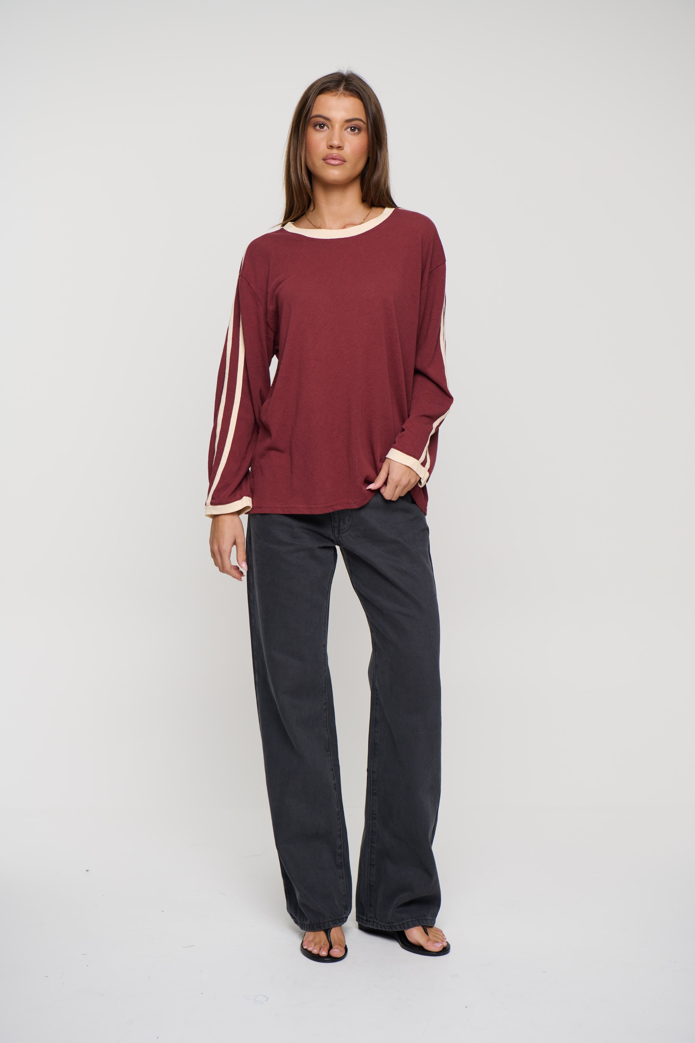 Hollis Long Sleeve Wine