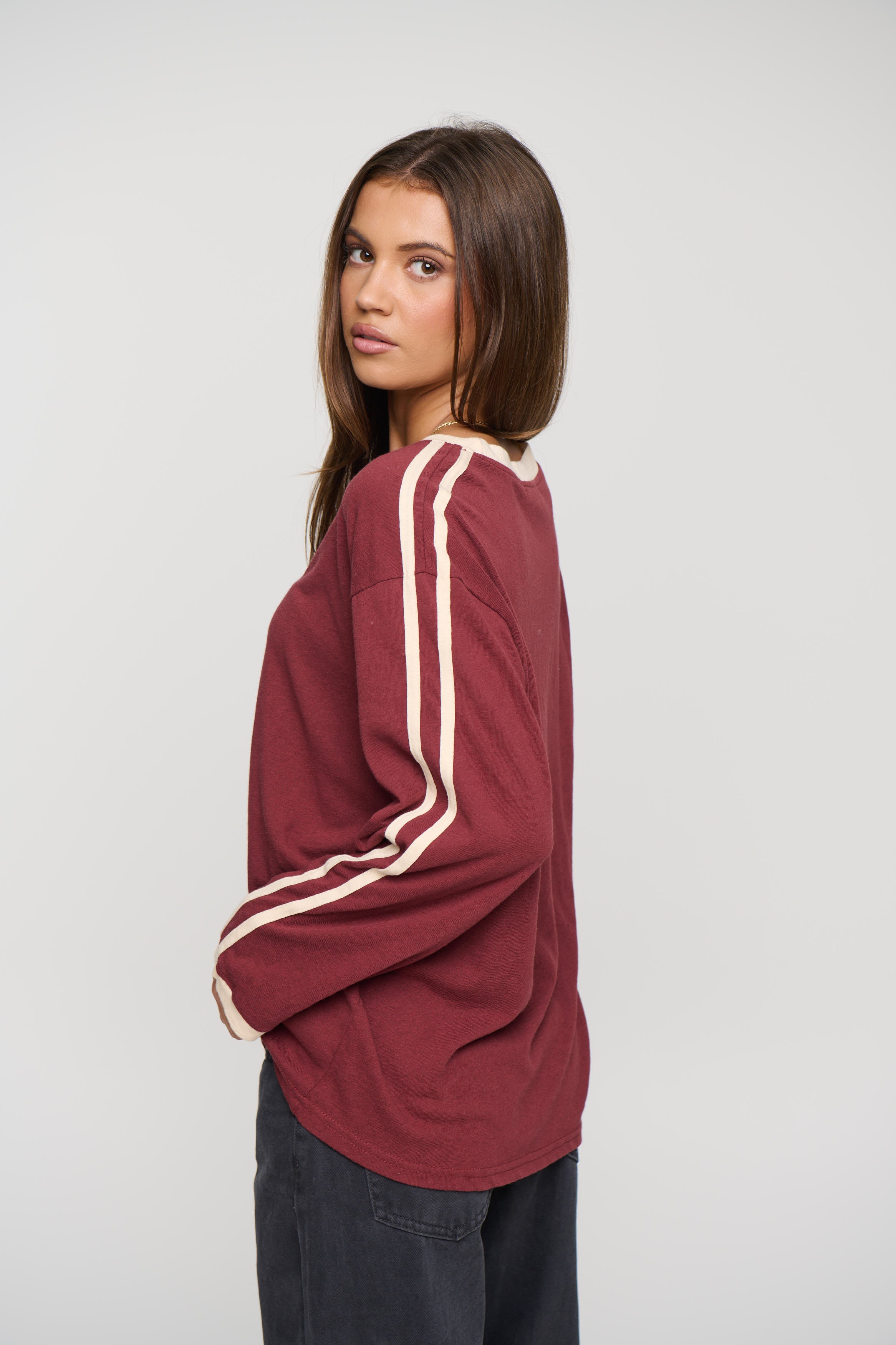 Hollis Long Sleeve Wine