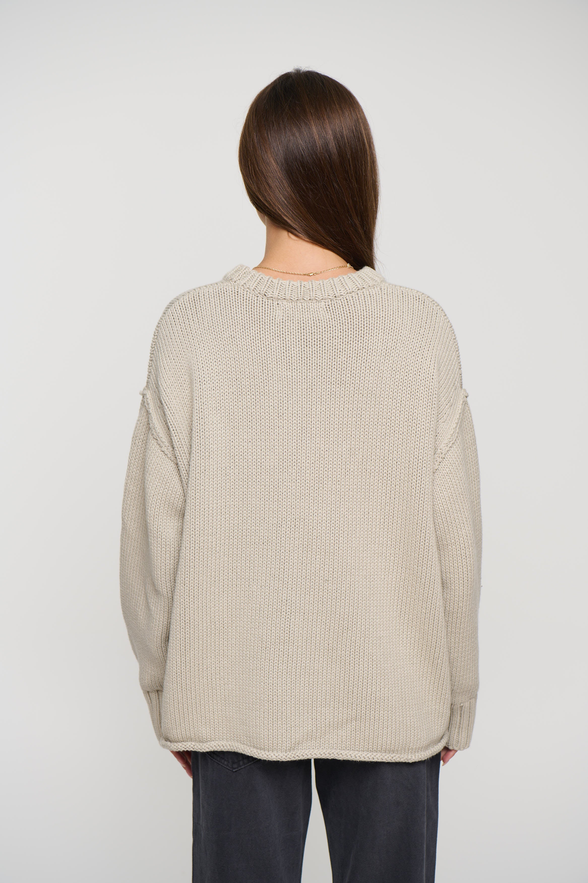 Nikova Knit Jumper Light Grey