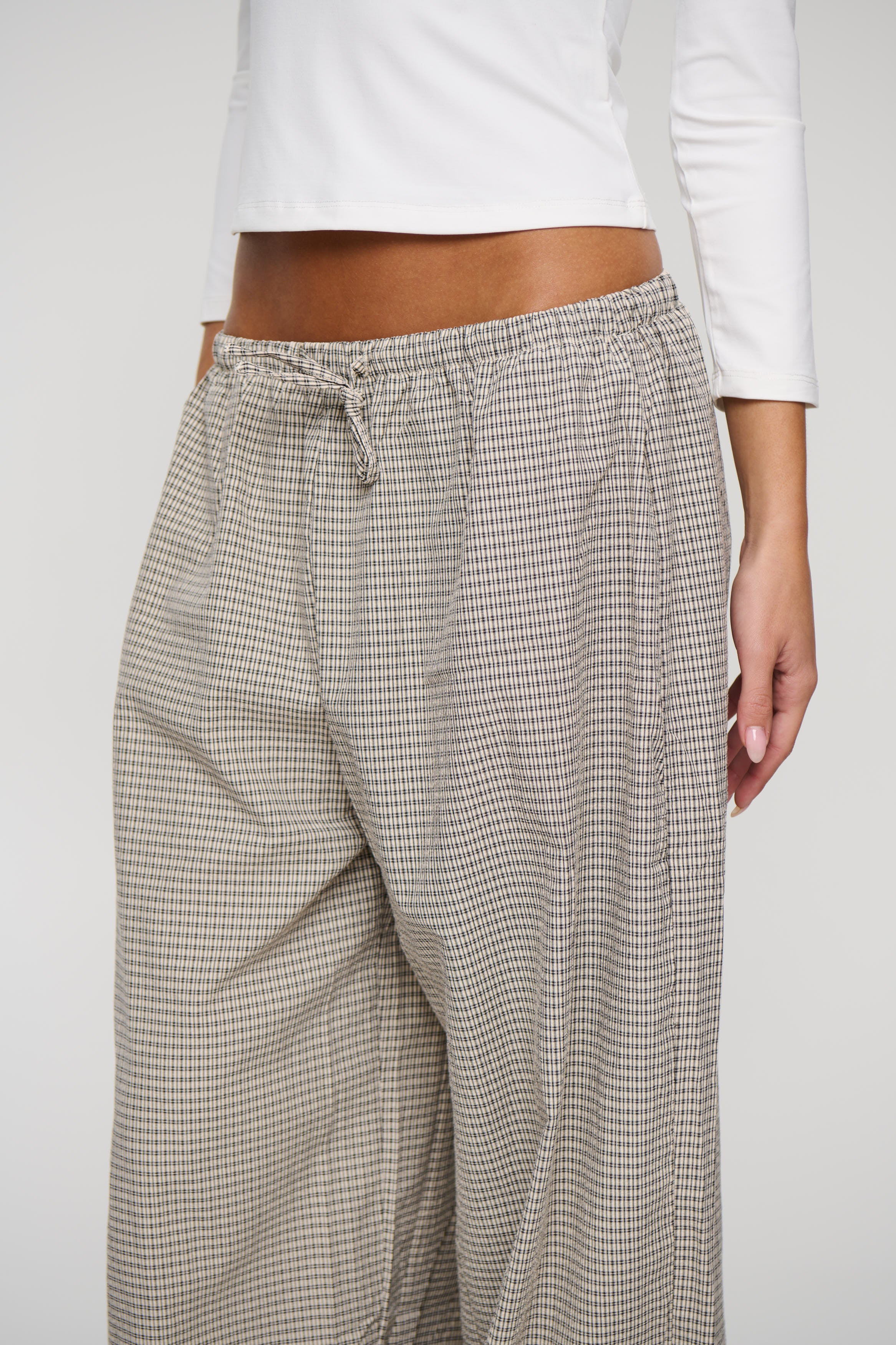 Oasis Pant Beige Check