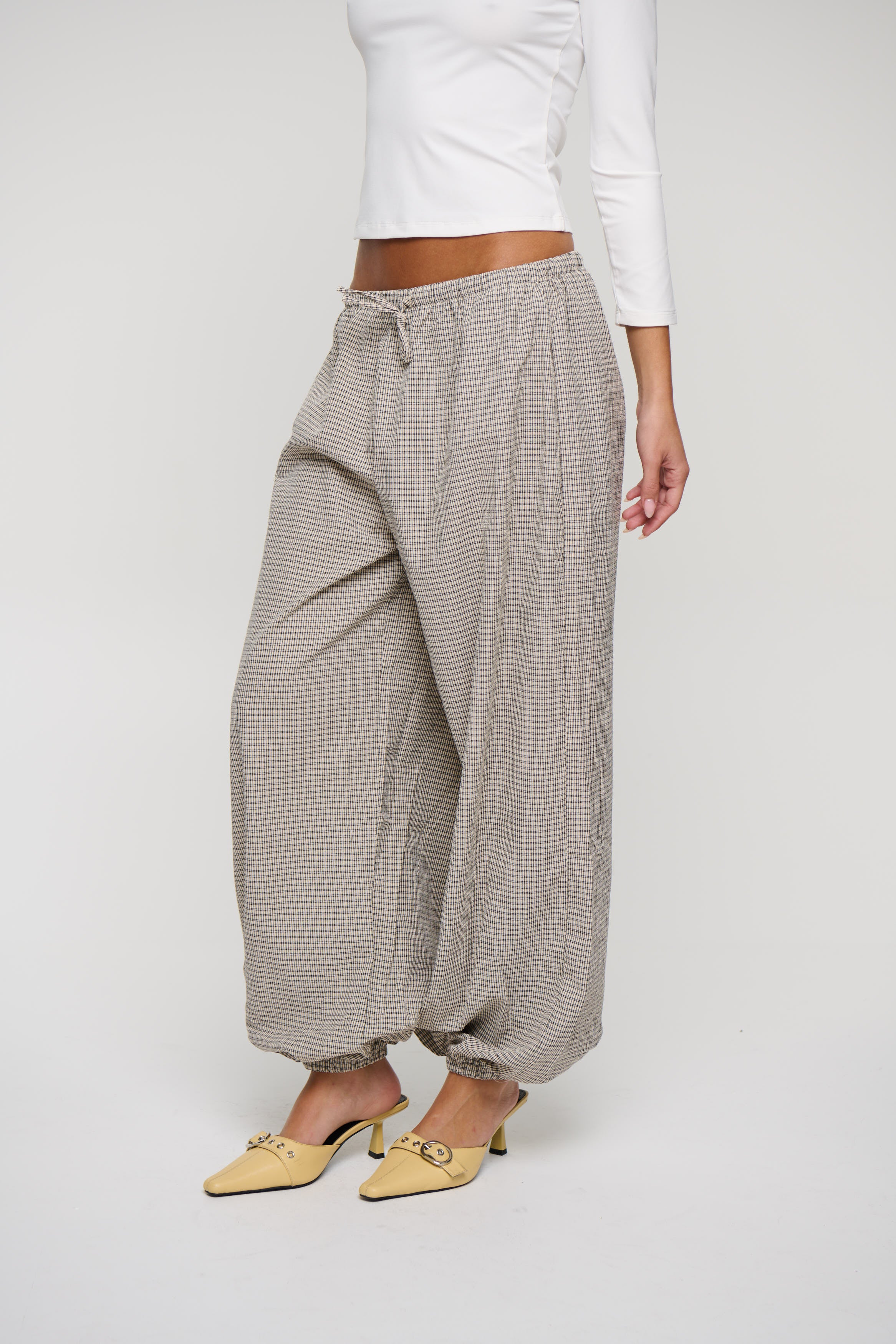 Oasis Pant Beige Check